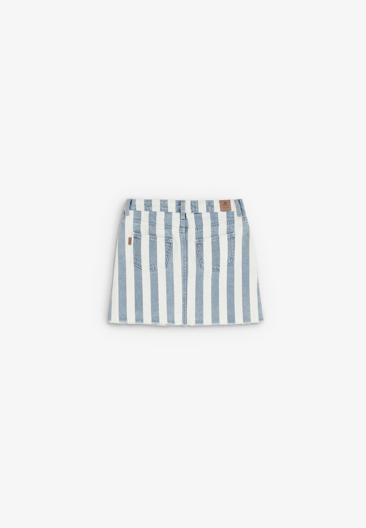 FALDA DENIM RAYAS CONTRASTE