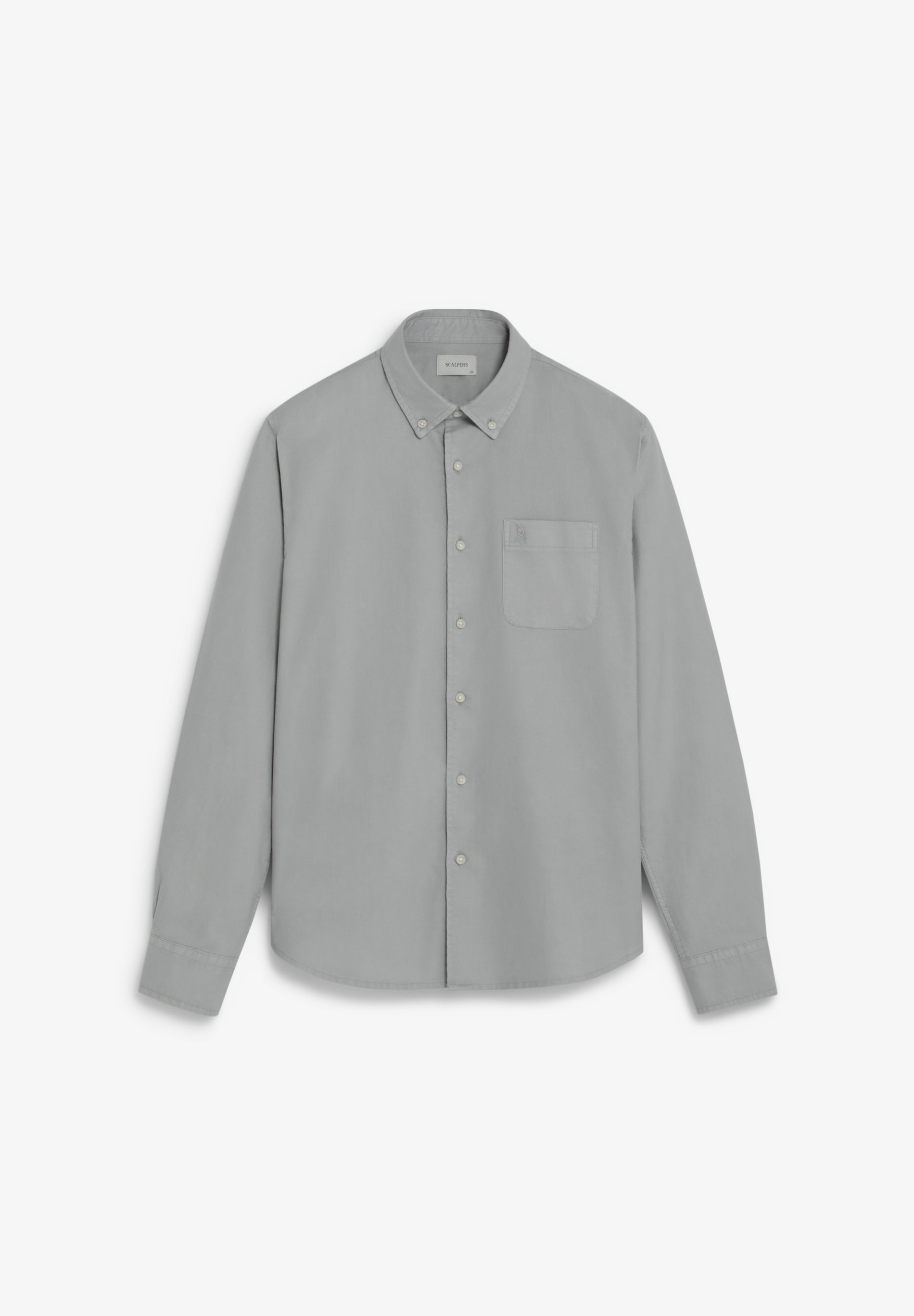 CAMISA OXFORD CALAVERA BORDADA