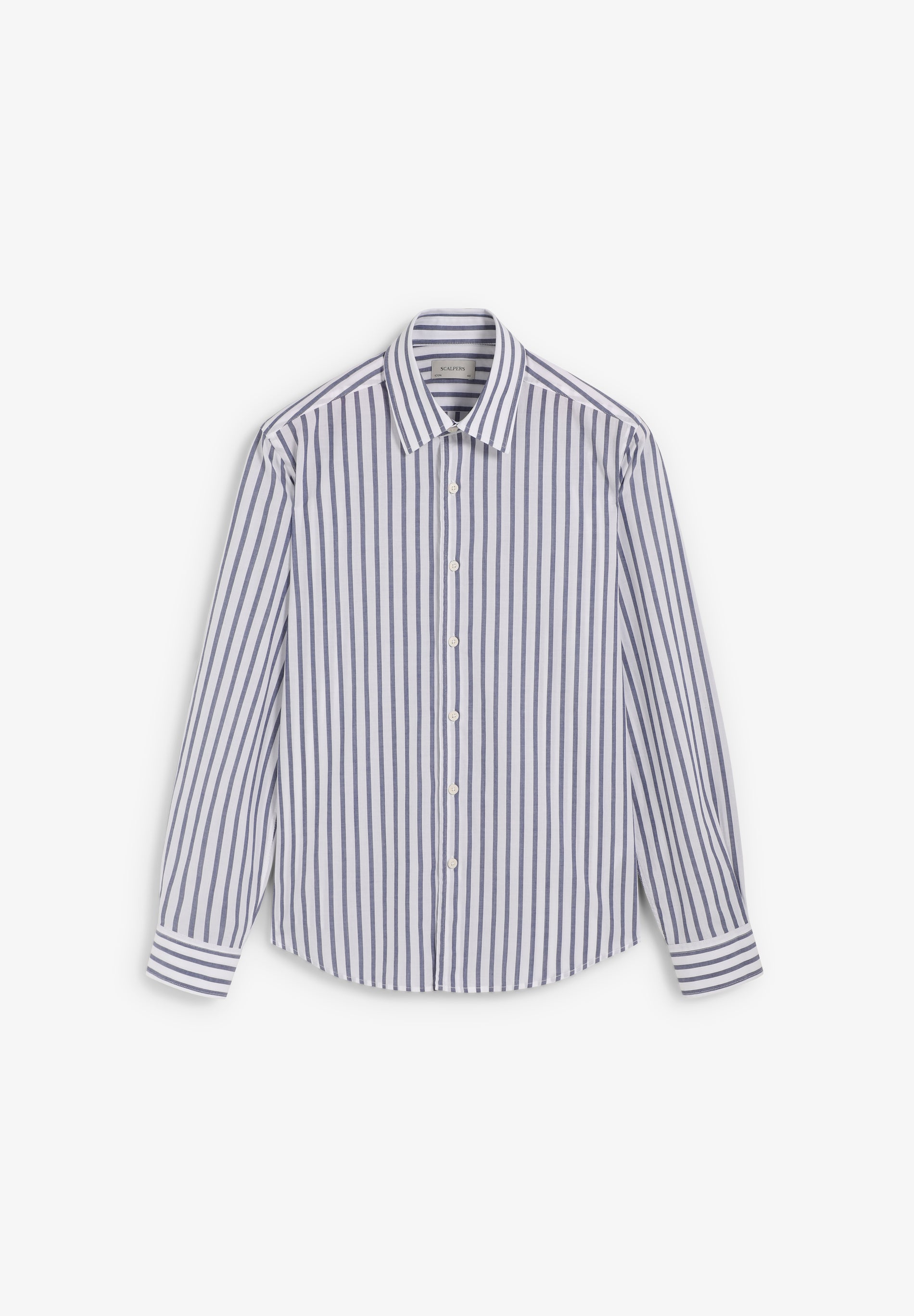 CAMISA RAYAS ALGODÓN REGULAR FIT