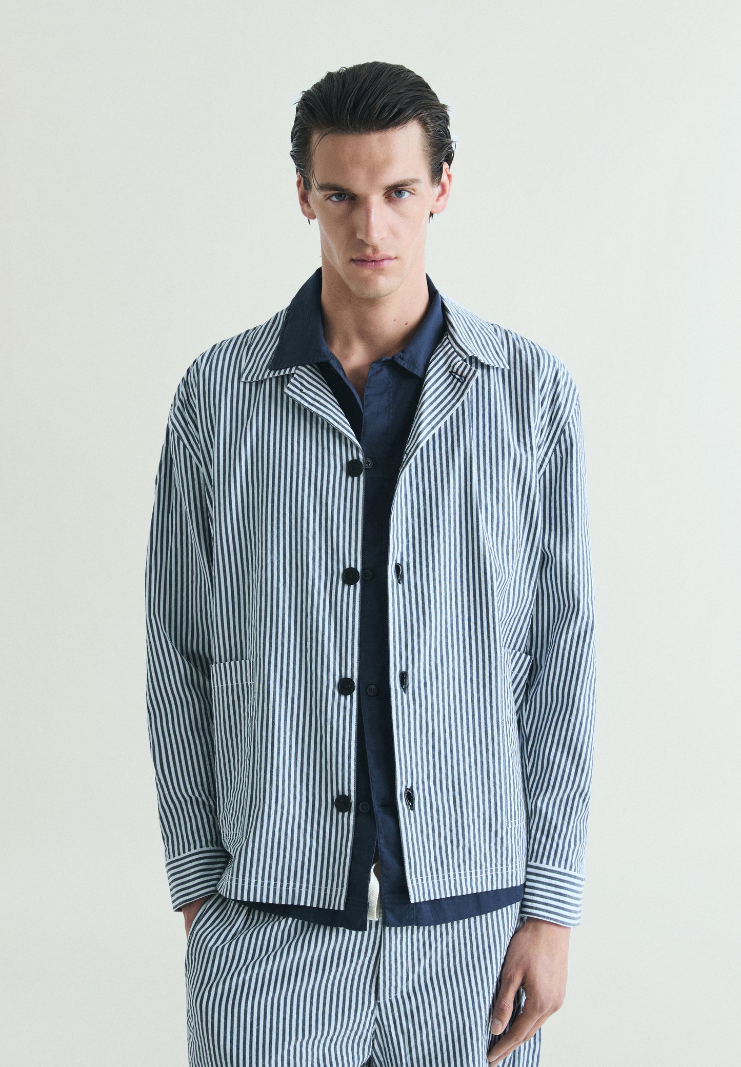 SOBRECAMISA RAYAS TEXTURA