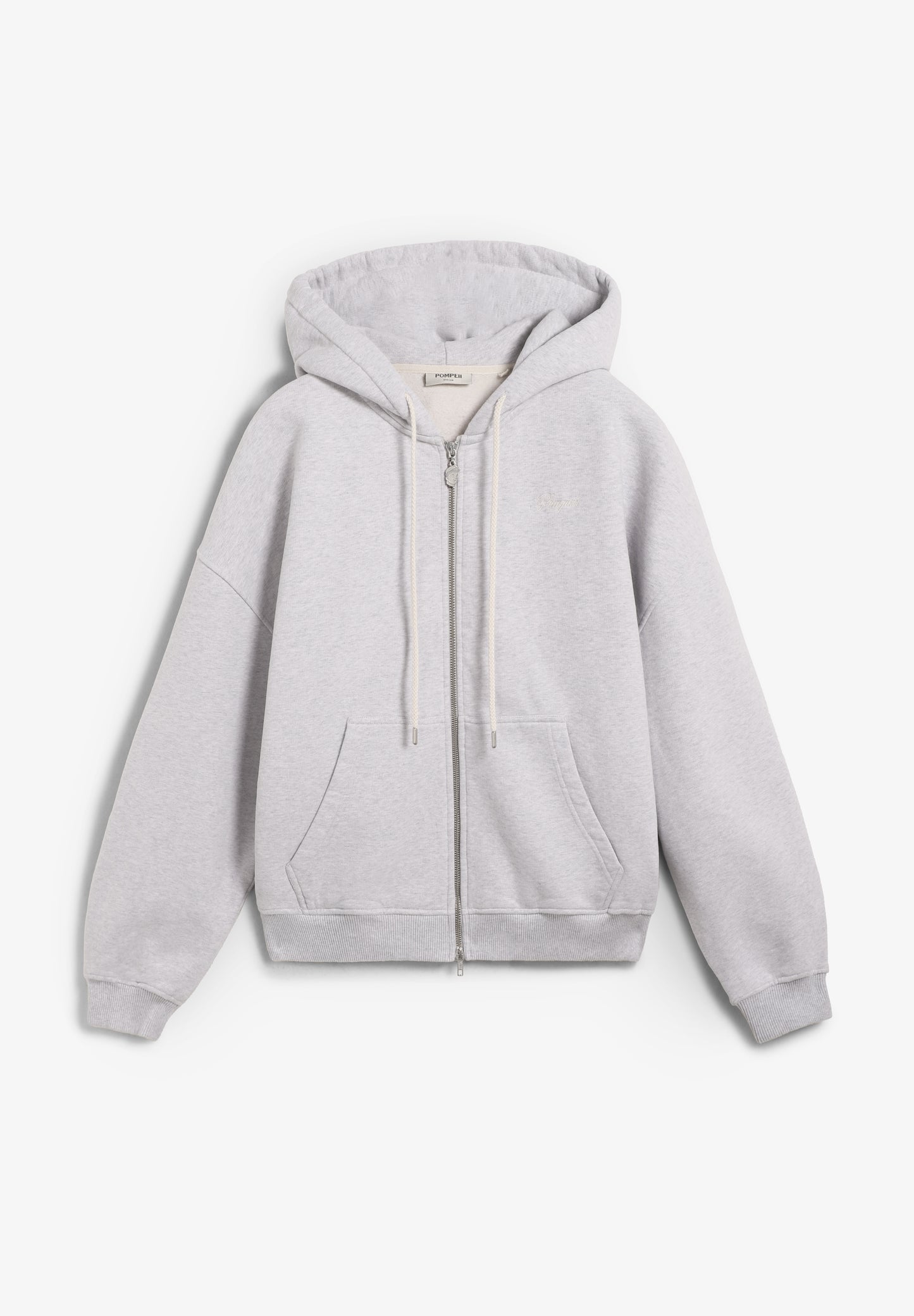 POMPEII BRAND | SUDADERA GRIS CREMALLERA