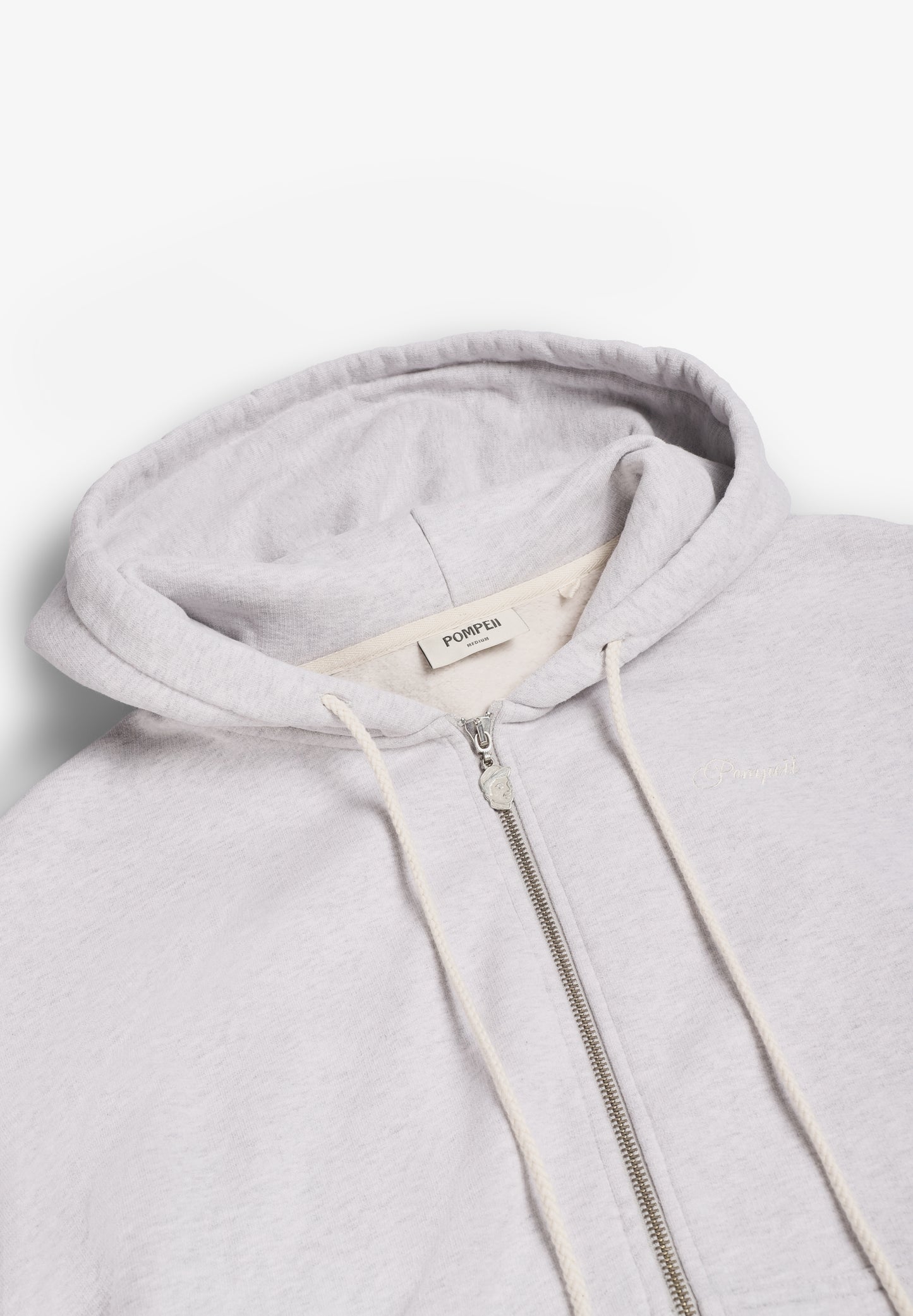 POMPEII BRAND | SUDADERA GRIS CREMALLERA