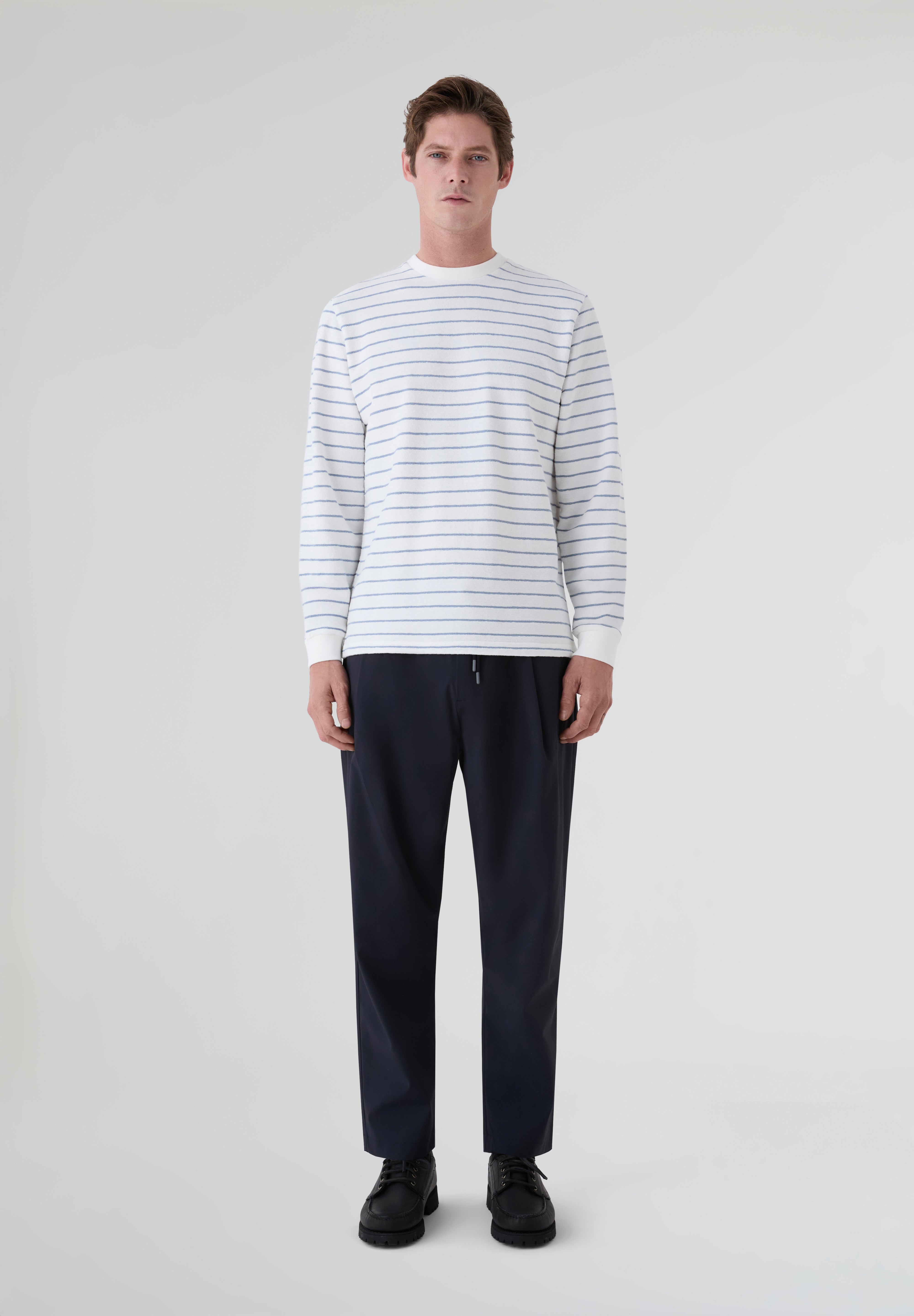 UNFEIGNED | CAMISETA BÁSICA DE MANGA LARGA TERRY