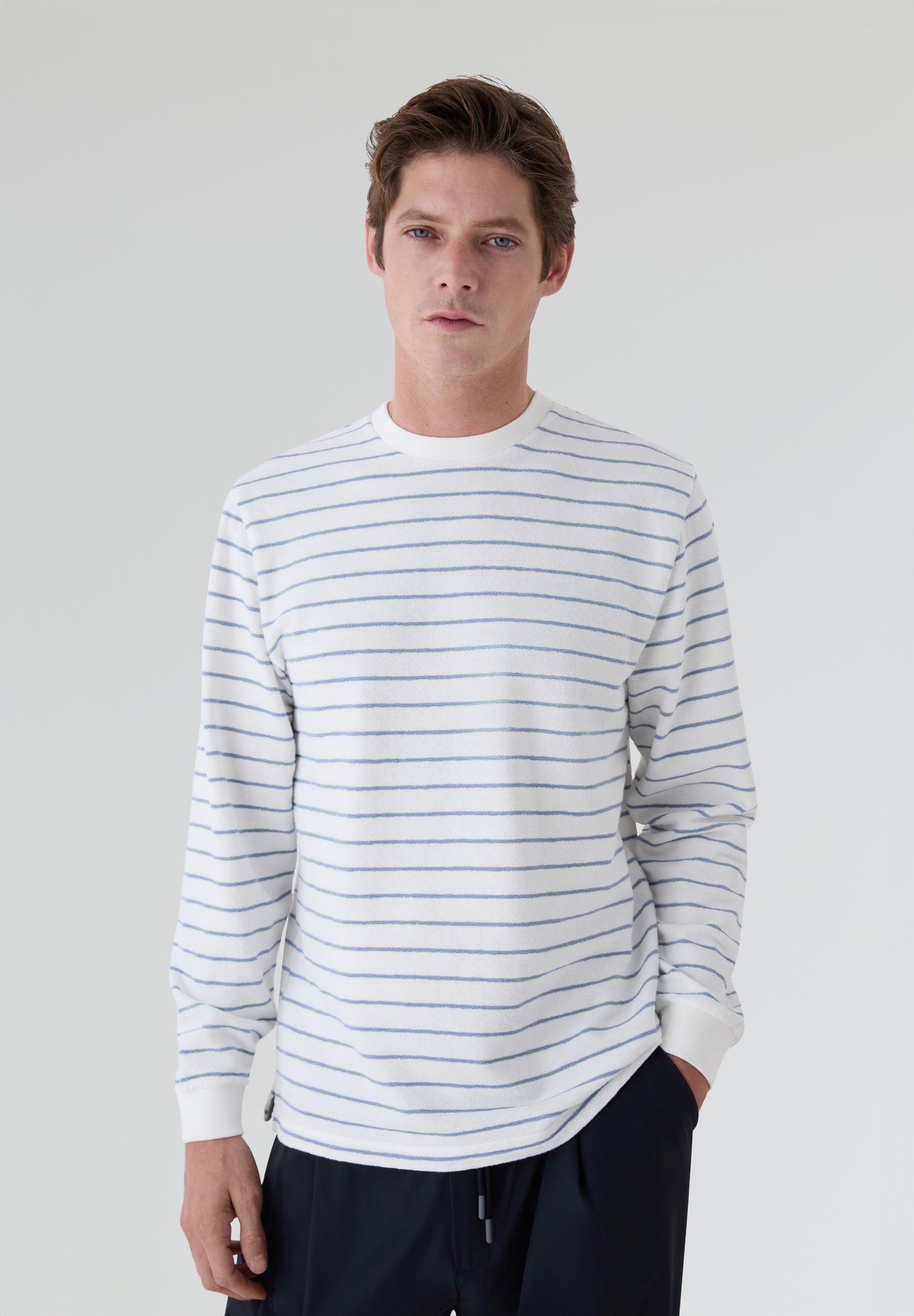 UNFEIGNED | CAMISETA BÁSICA DE MANGA LARGA TERRY