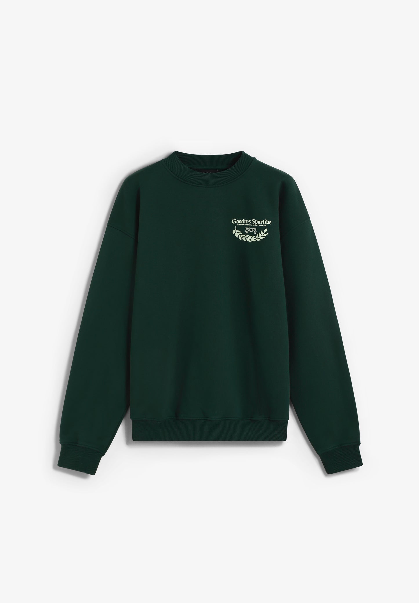 GOODIES SPORTIVE | CAESAR GREEN CREWNECK