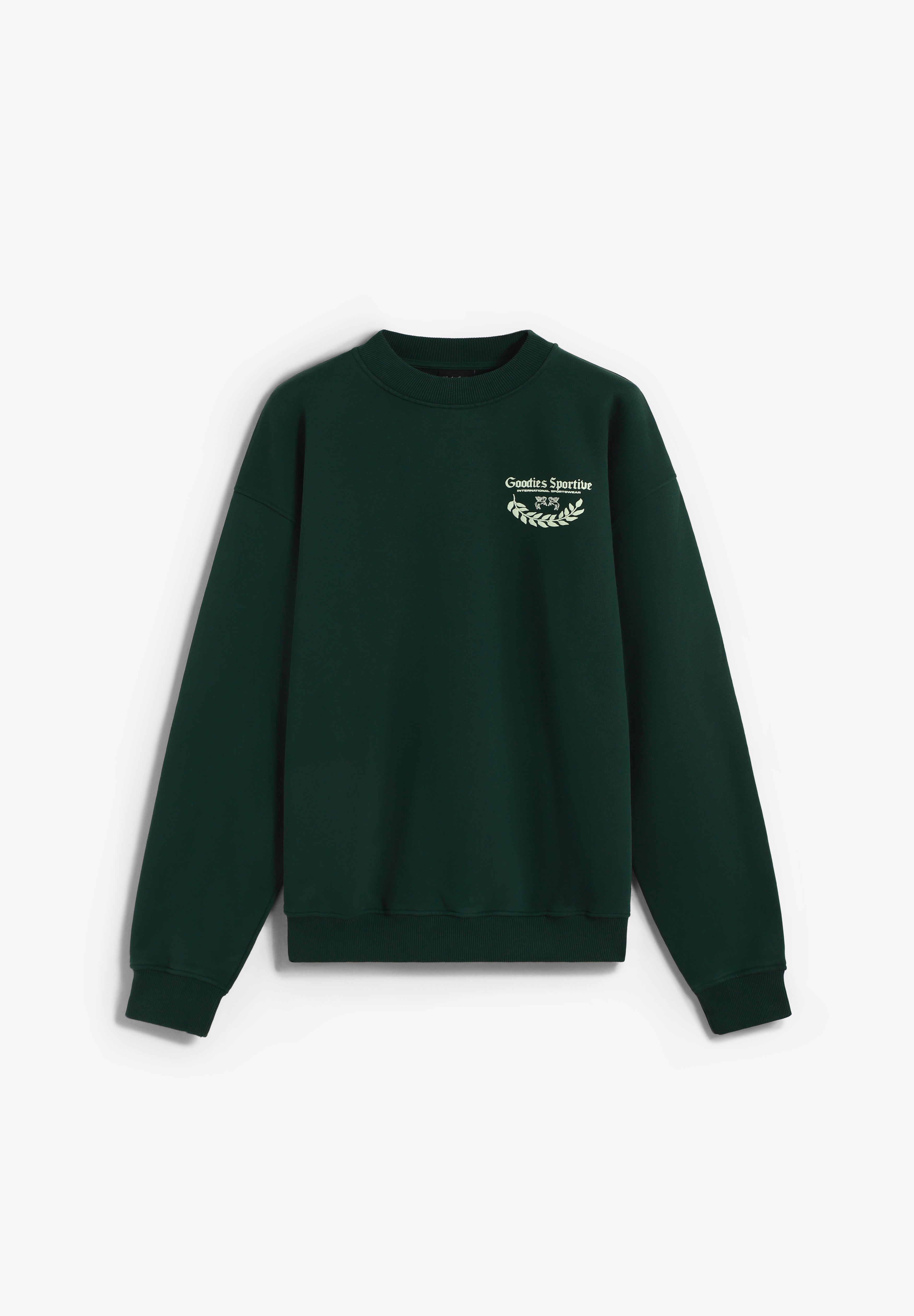GOODIES SPORTIVE | CAESAR GREEN CREWNECK