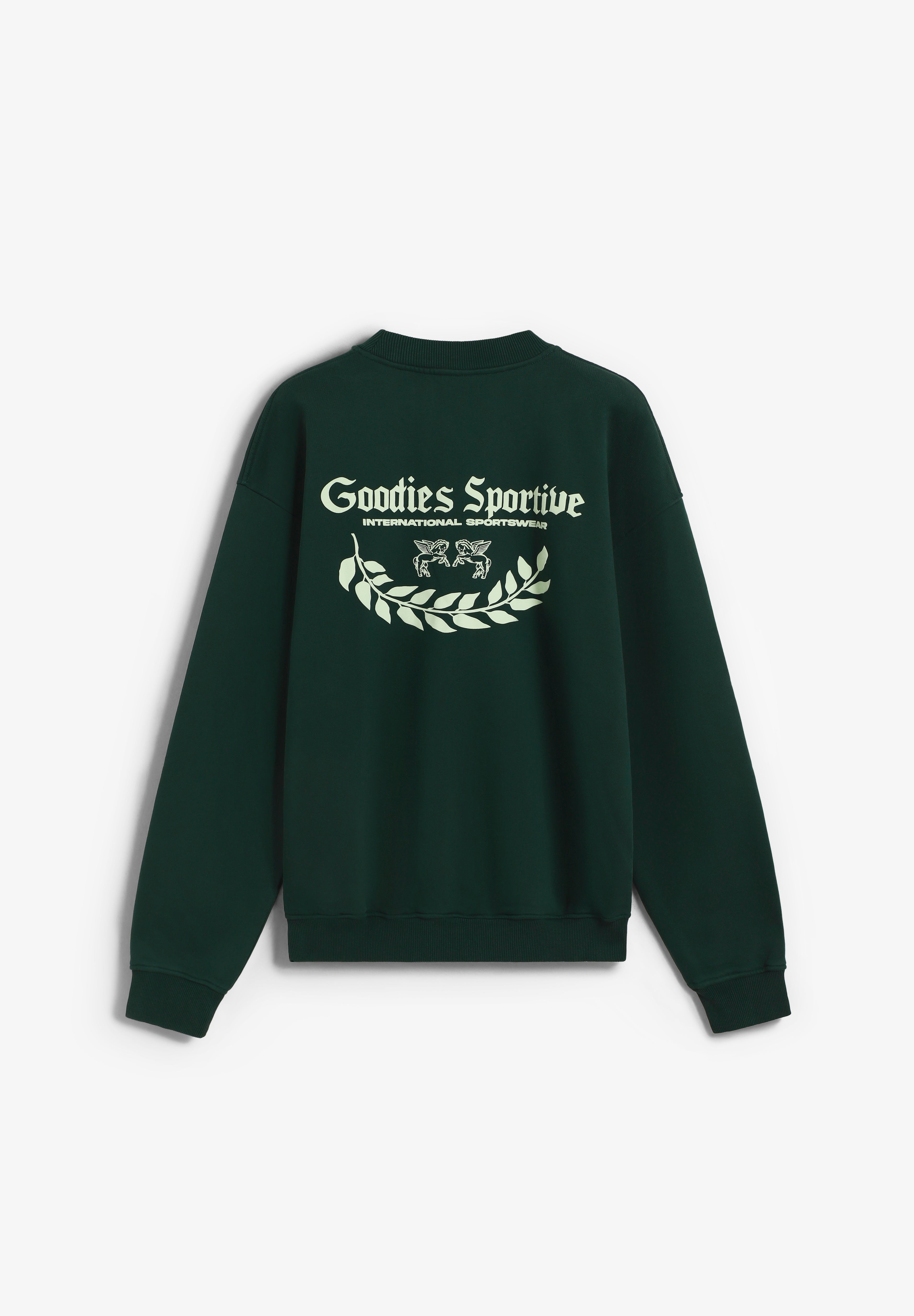 GOODIES SPORTIVE | CAESAR GREEN CREWNECK
