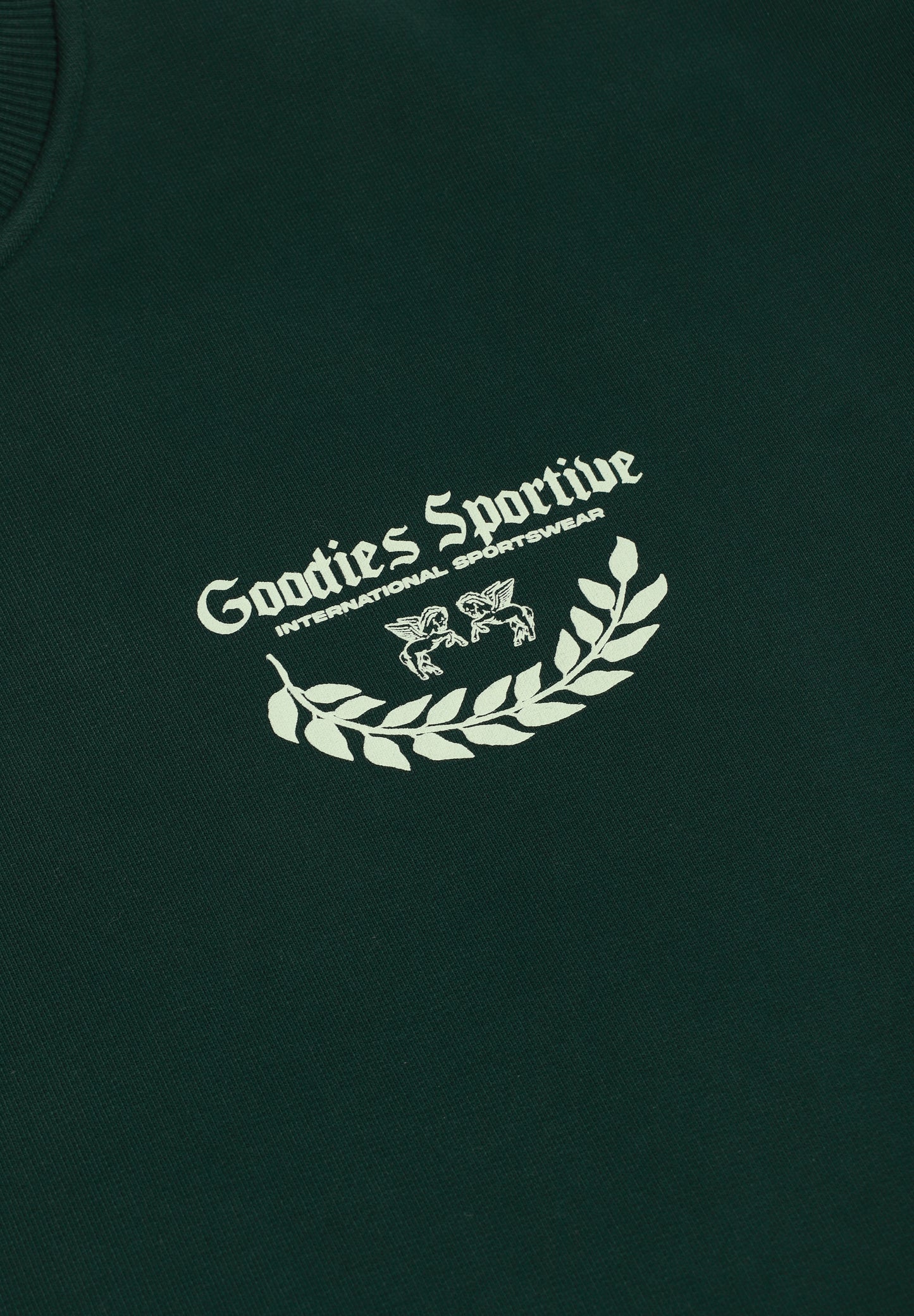GOODIES SPORTIVE | CAESAR GREEN CREWNECK
