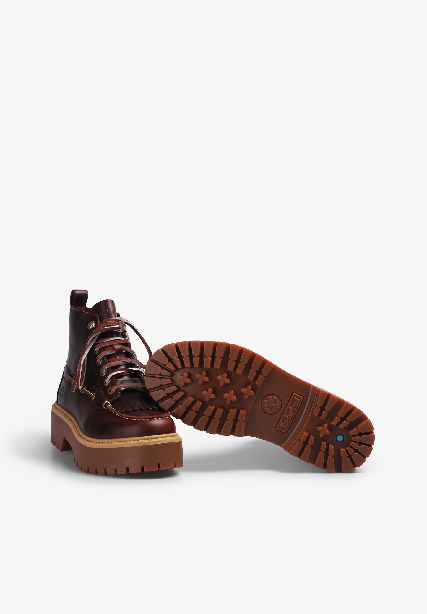 TIMBERLAND | STONE STREET MID LACE UP BOOT BURGUNDY FULL GRAIN
