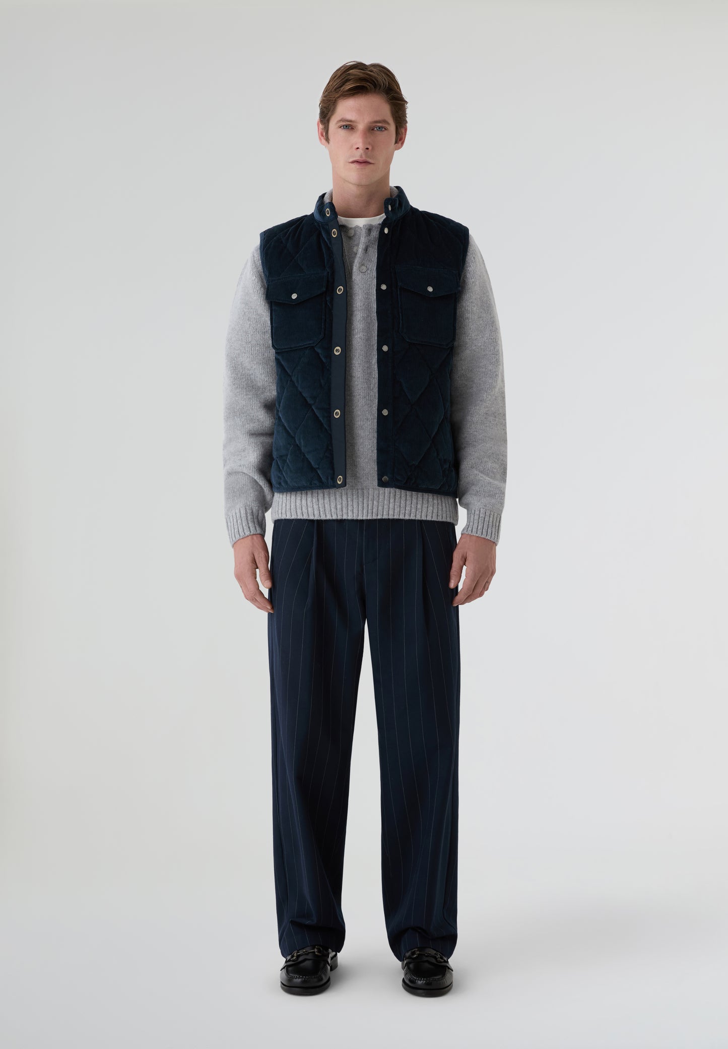 WOOLRICH | CHALECO DE PANA CON ACOLCHADO DE ROMBOS