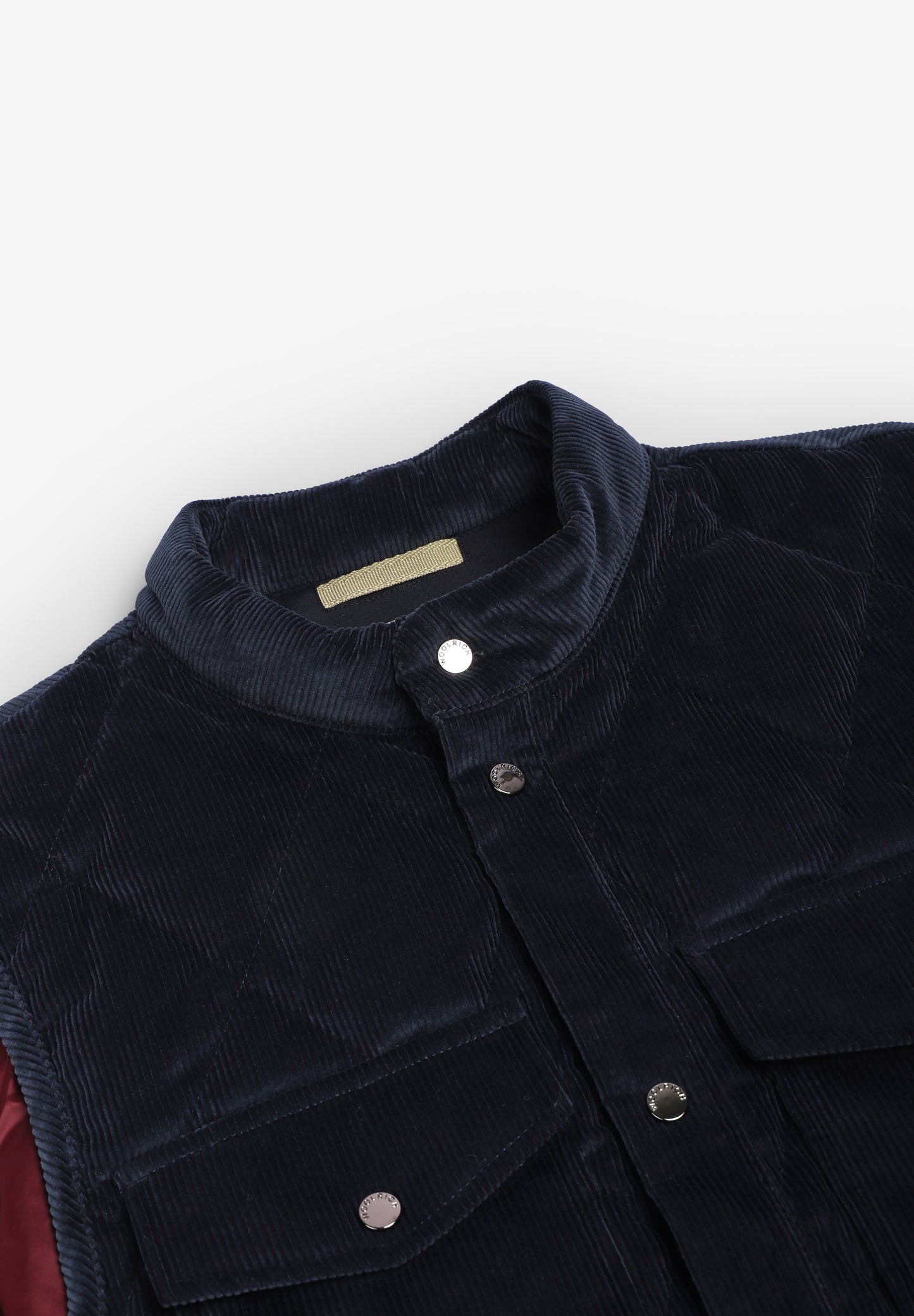 WOOLRICH | CHALECO DE PANA CON ACOLCHADO DE ROMBOS