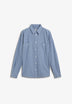 KAPPY | 2 POCKET DENIM SHIRT