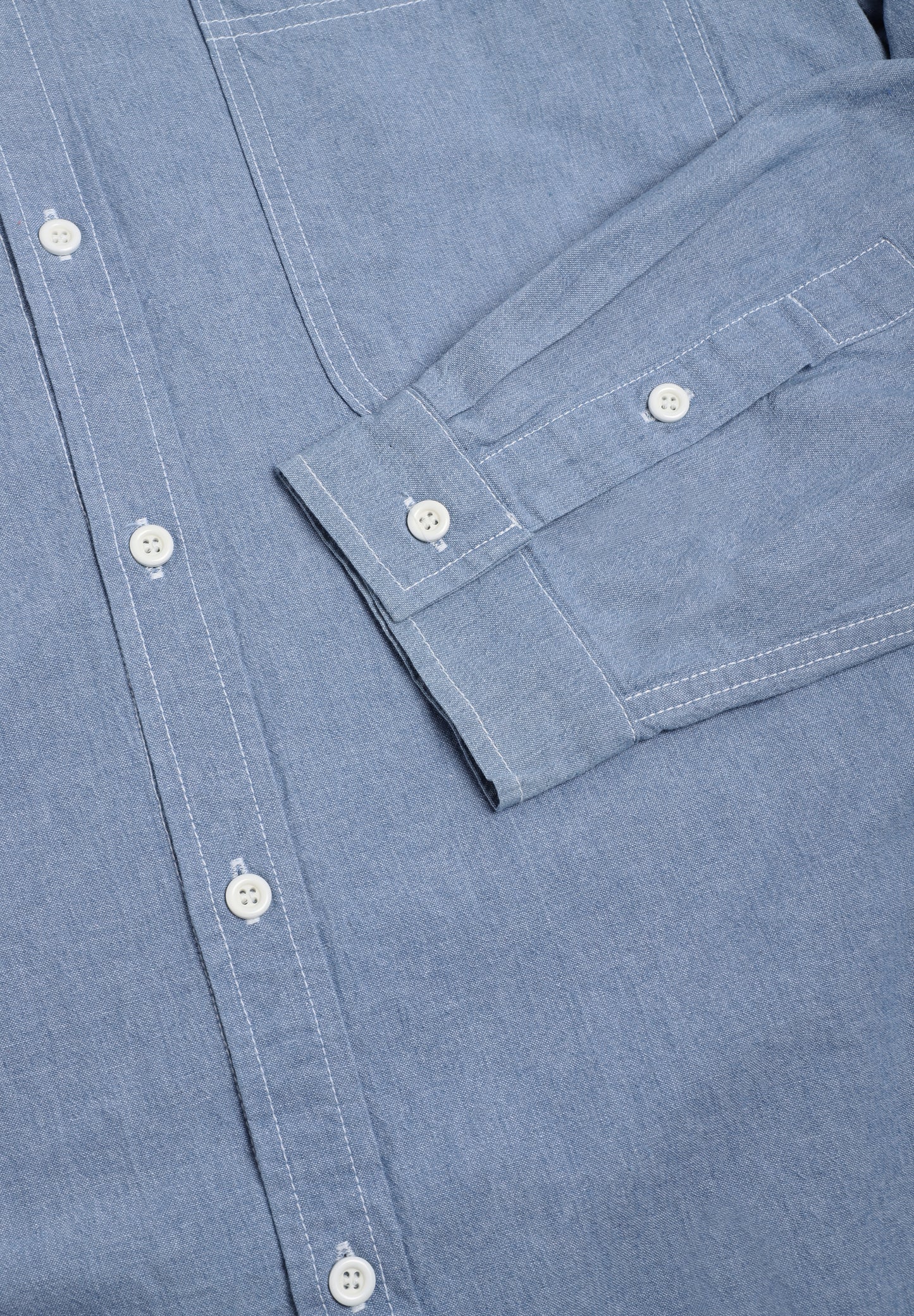 KAPPY | 2 POCKET DENIM SHIRT