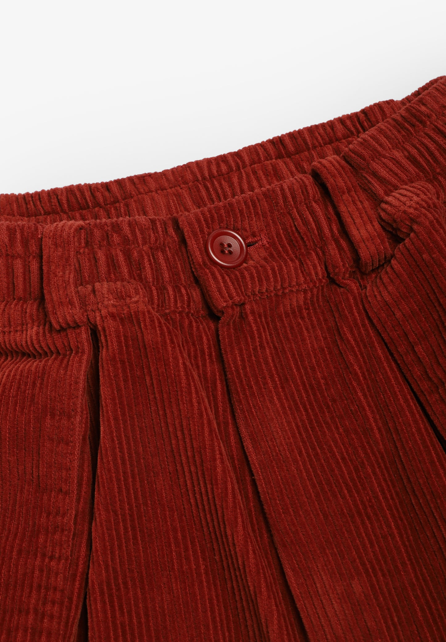 KAPPY | PANTALONES ONE TUCK FATIGUE CORDUROY