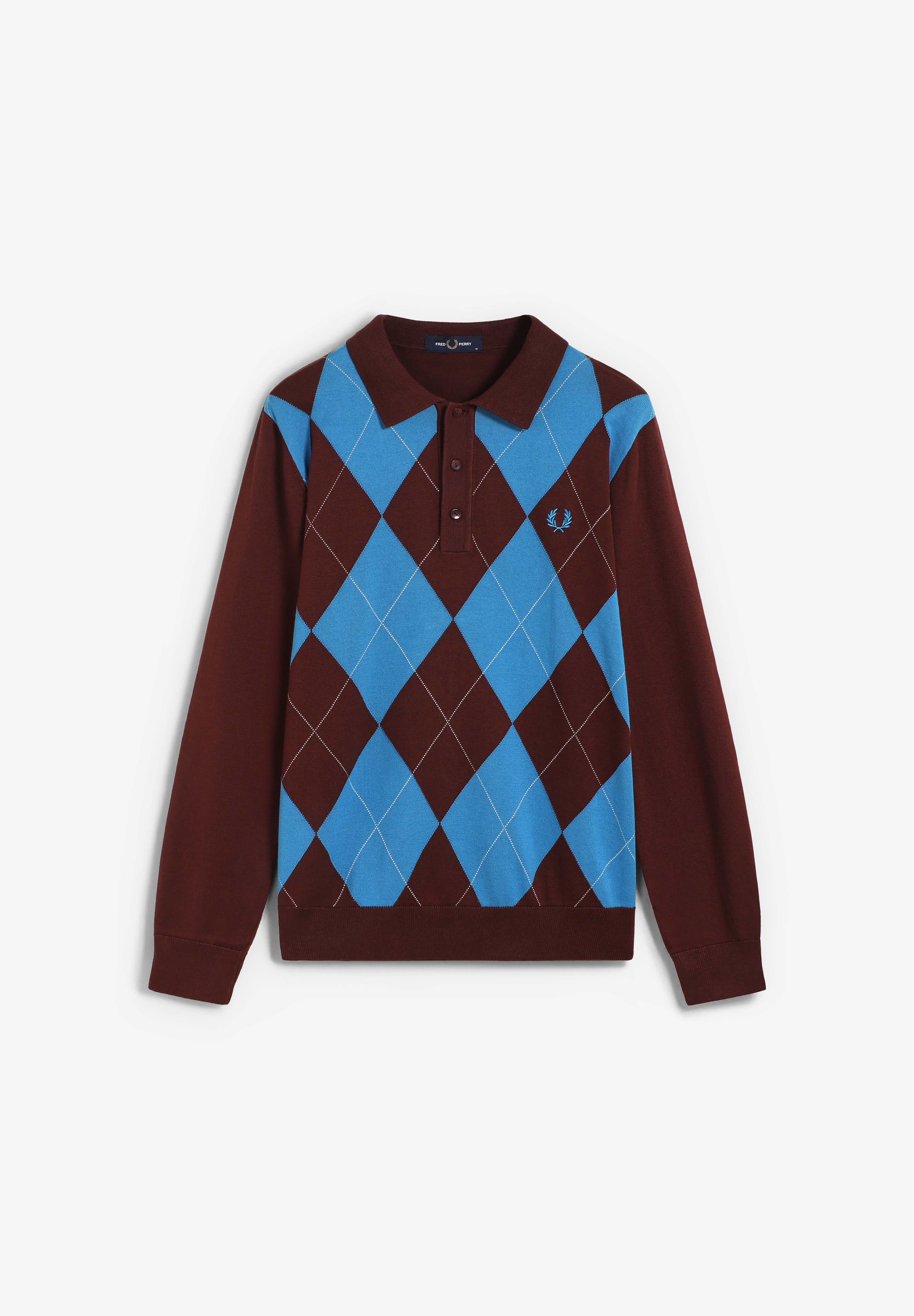 FRED PERRY | POLO MANGA LARGA ARGYLE