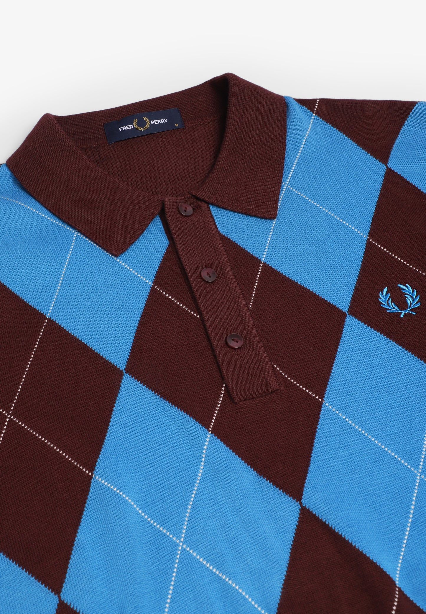 FRED PERRY | POLO MANGA LARGA ARGYLE