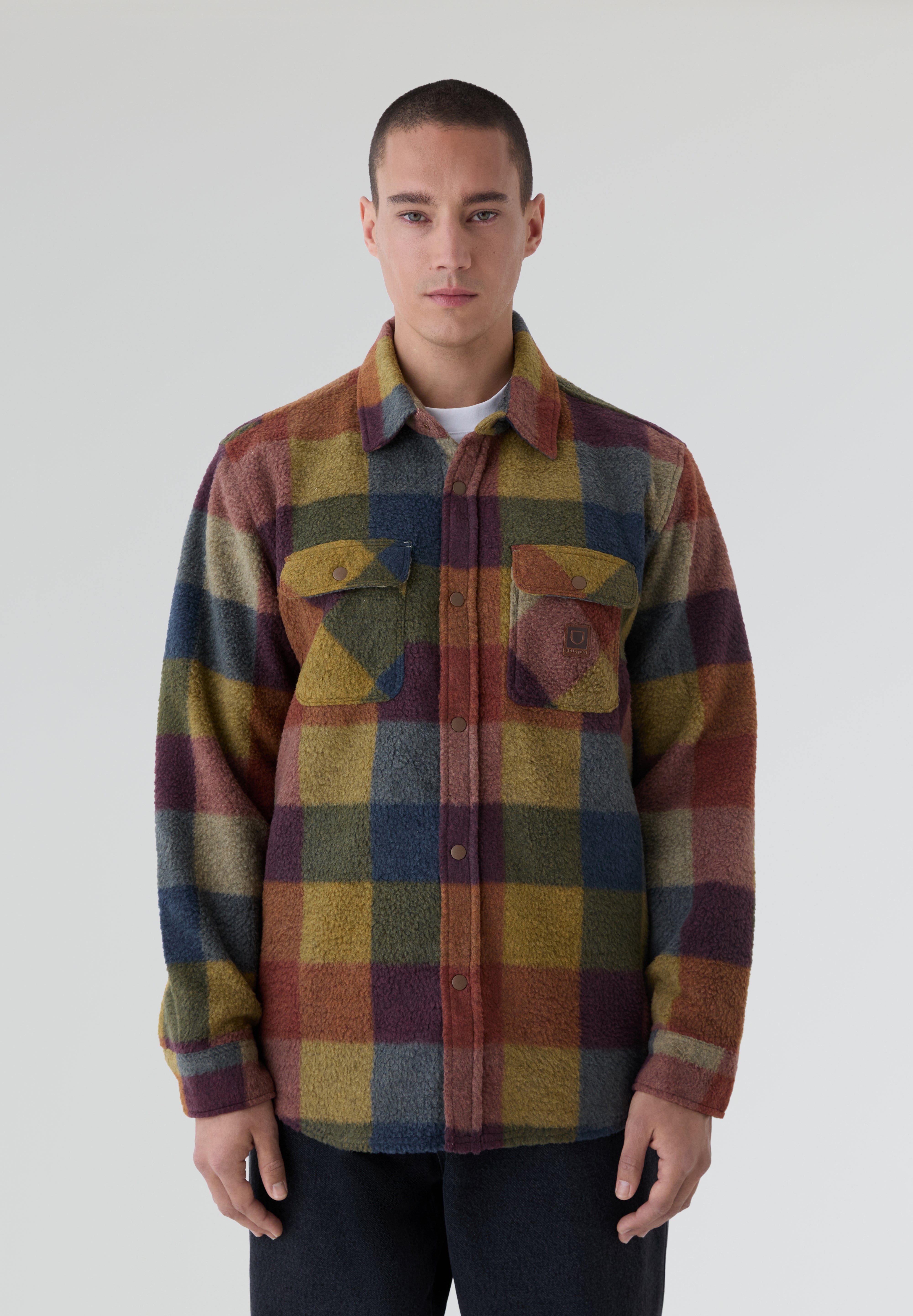 BRIXTON | SOBRECAMISA BOWERY ARCTIC STRETCH FLEE