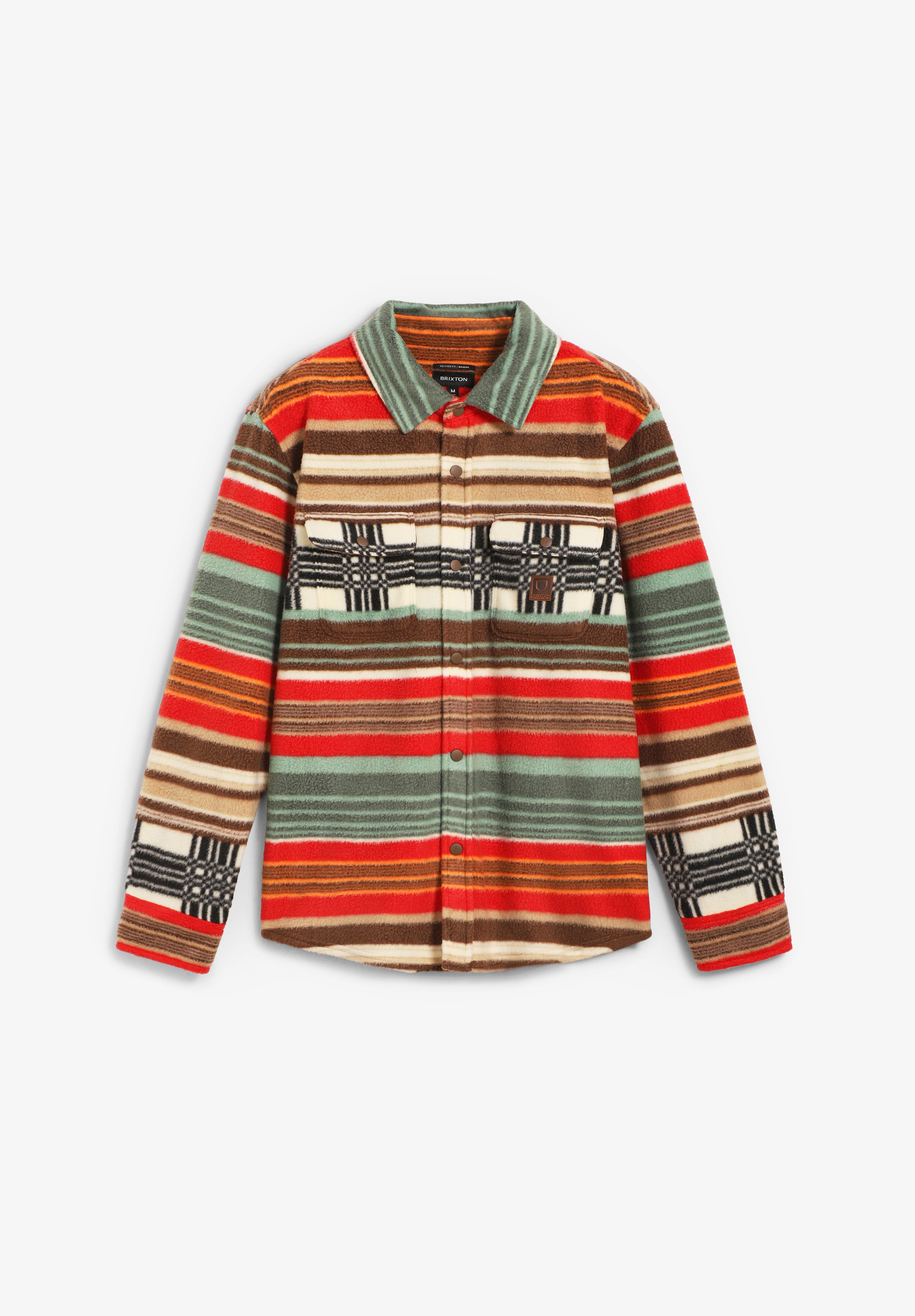 BRIXTON | SOBRECAMISA BOWERY ARCTIC STRETCH FLEE