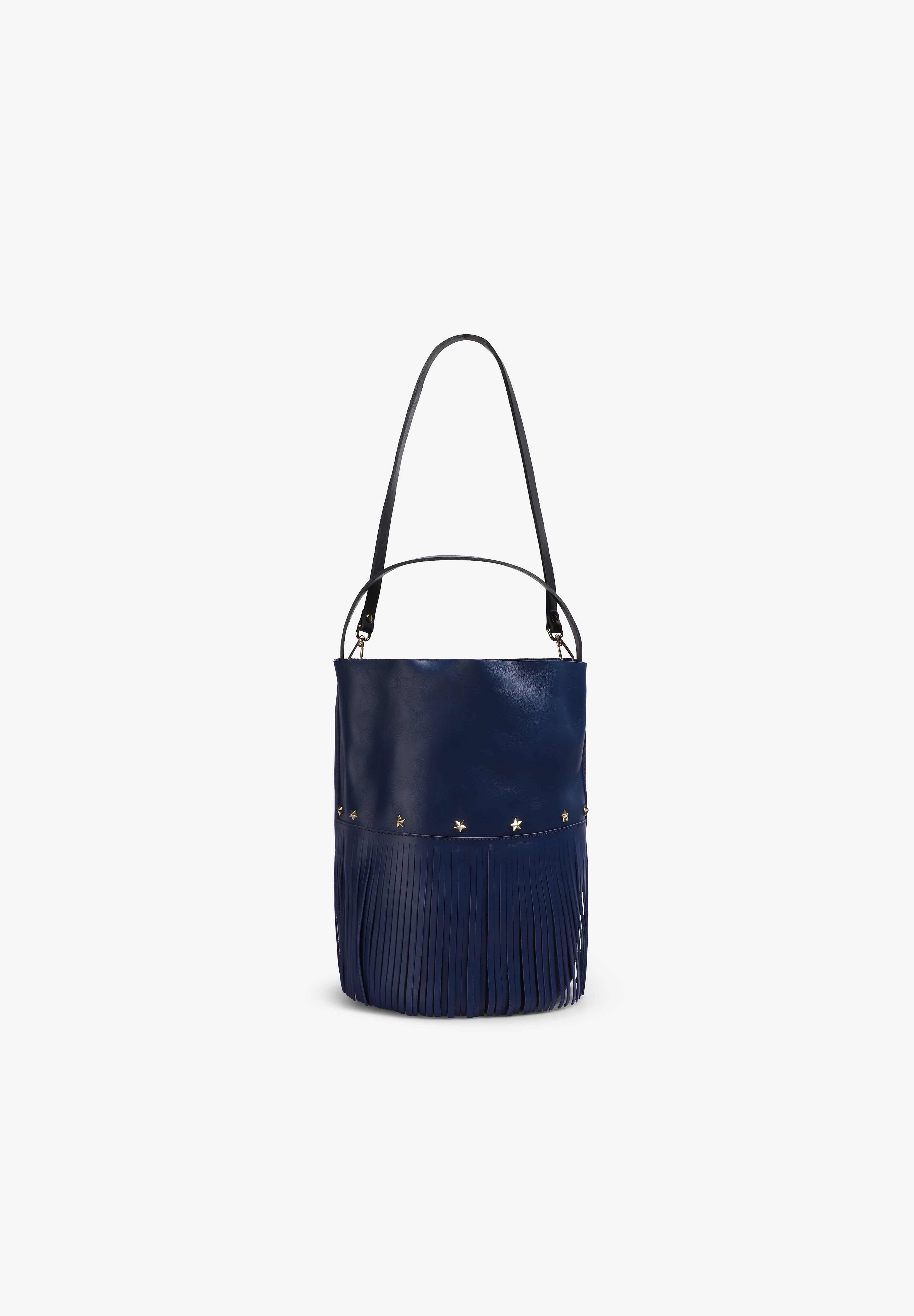 MERCULES | BOLSO BUCKET FRINGES