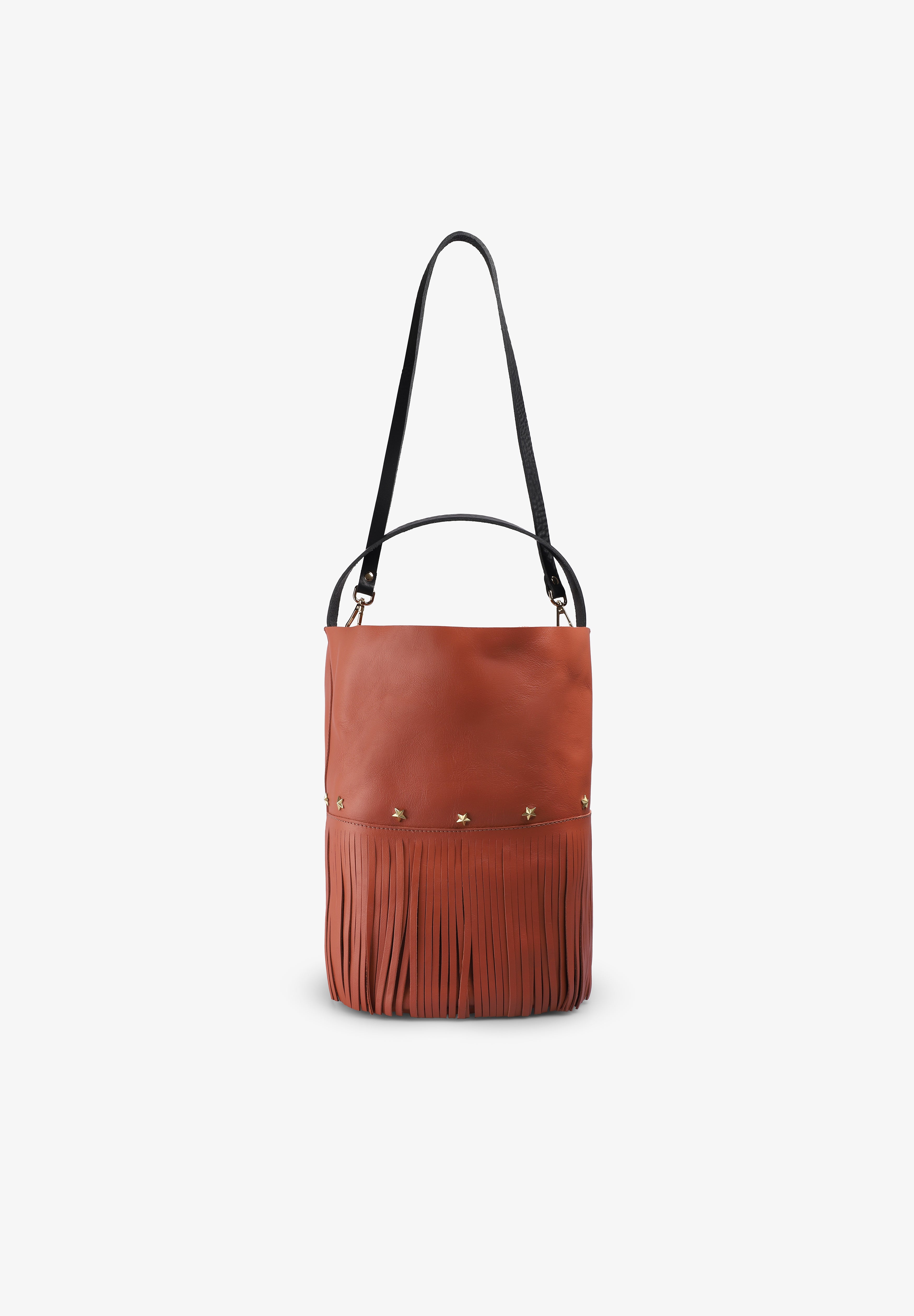 MERCULES | BOLSO BUCKET FRINGES