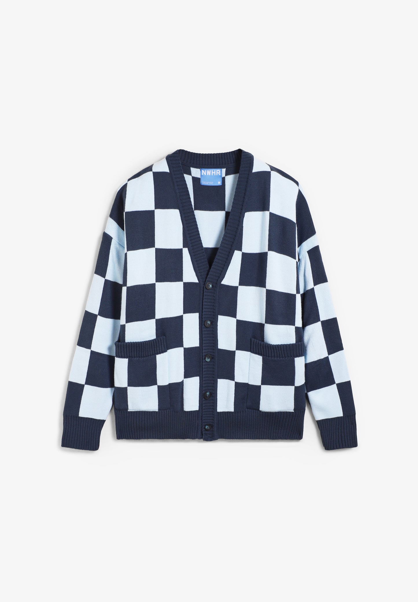 NWHR | CÁRDIGAN CHECKERED BLUE