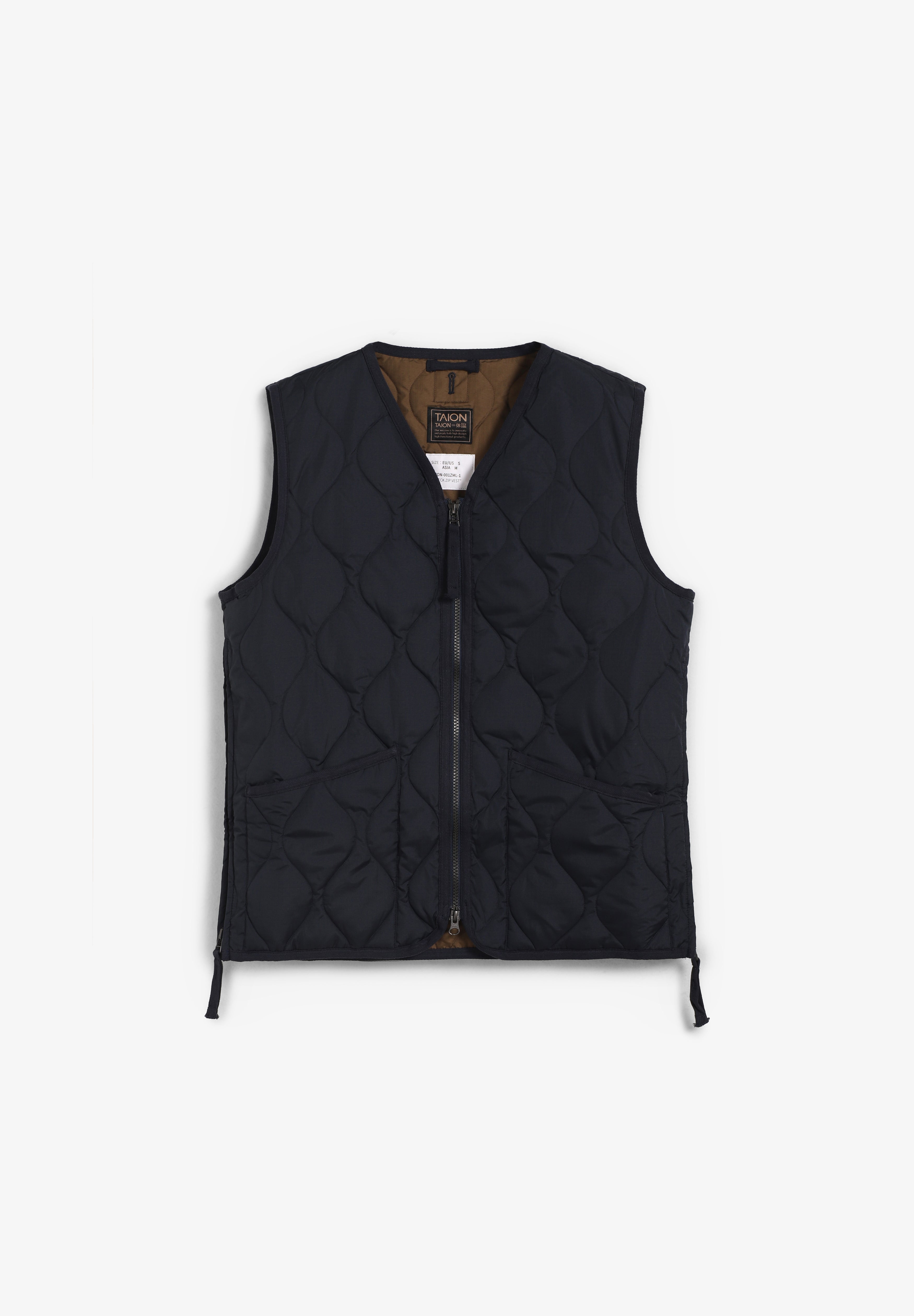 TAION | CHALECO MILITAR CUELLO V Y CREMALLERA UNISEX