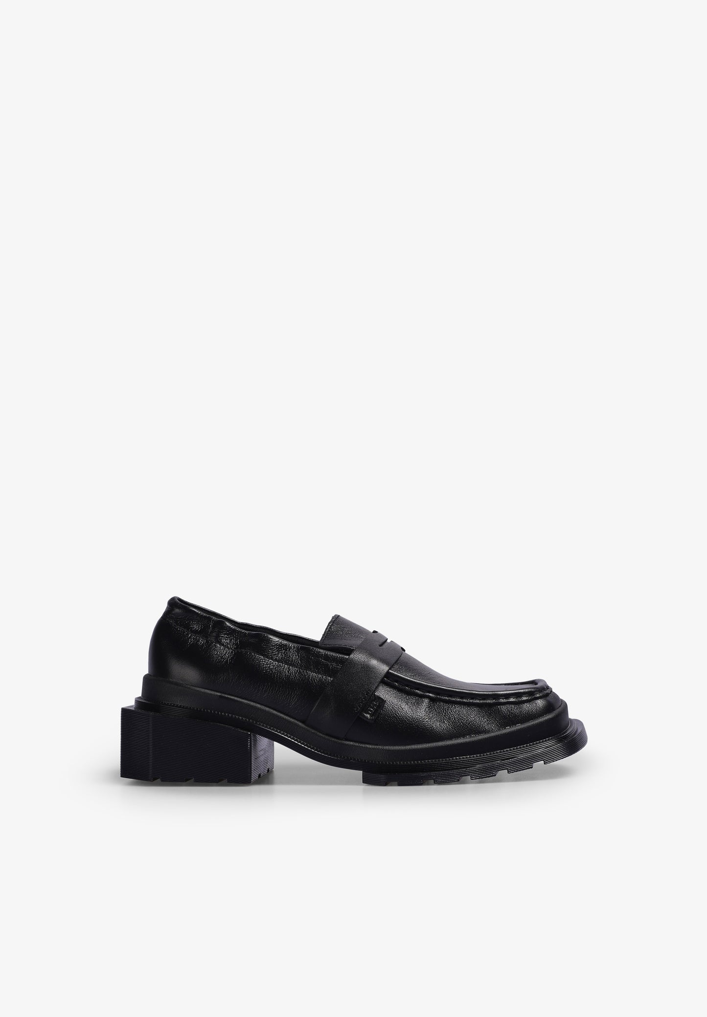 DR MARTENS | MOCASINES MAYBOLE DE PIEL FRUNCIDA CON PUNTERA CUADRADA