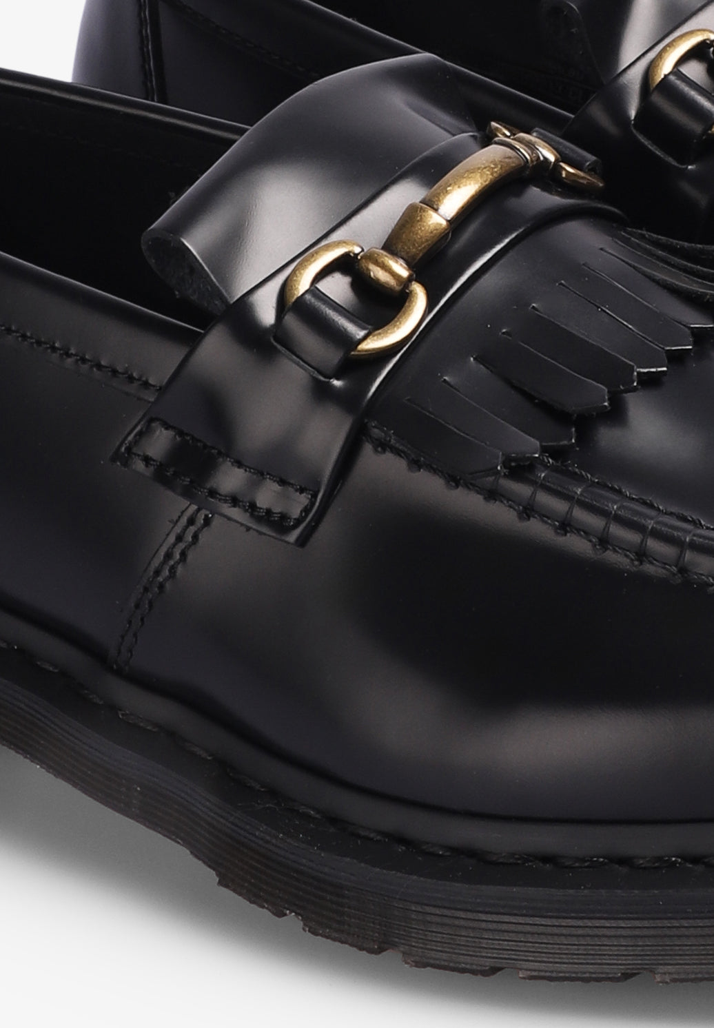 DR MARTENS | MOCASINES ADRIAN DE PIEL SMOOTH CON BRIDÓN Y FLECOS