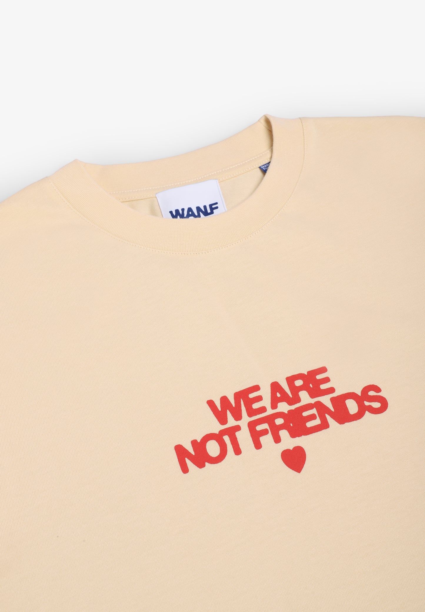 WE ARE NOT FRIENDS | CAMISETA OFF BOLD LOVE