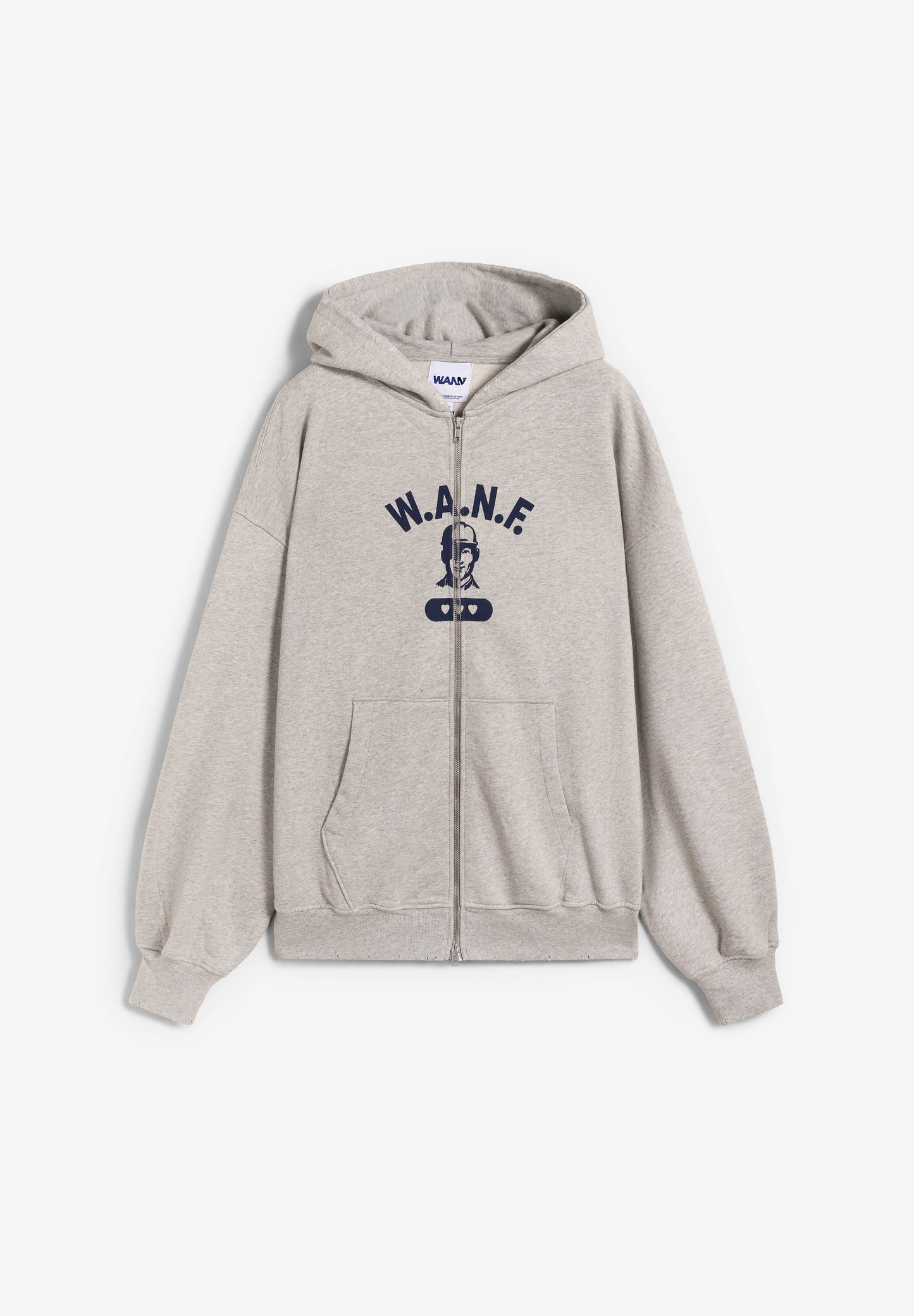 WE ARE NOT FRIENDS | SUDADERA BOXY COLLEGE