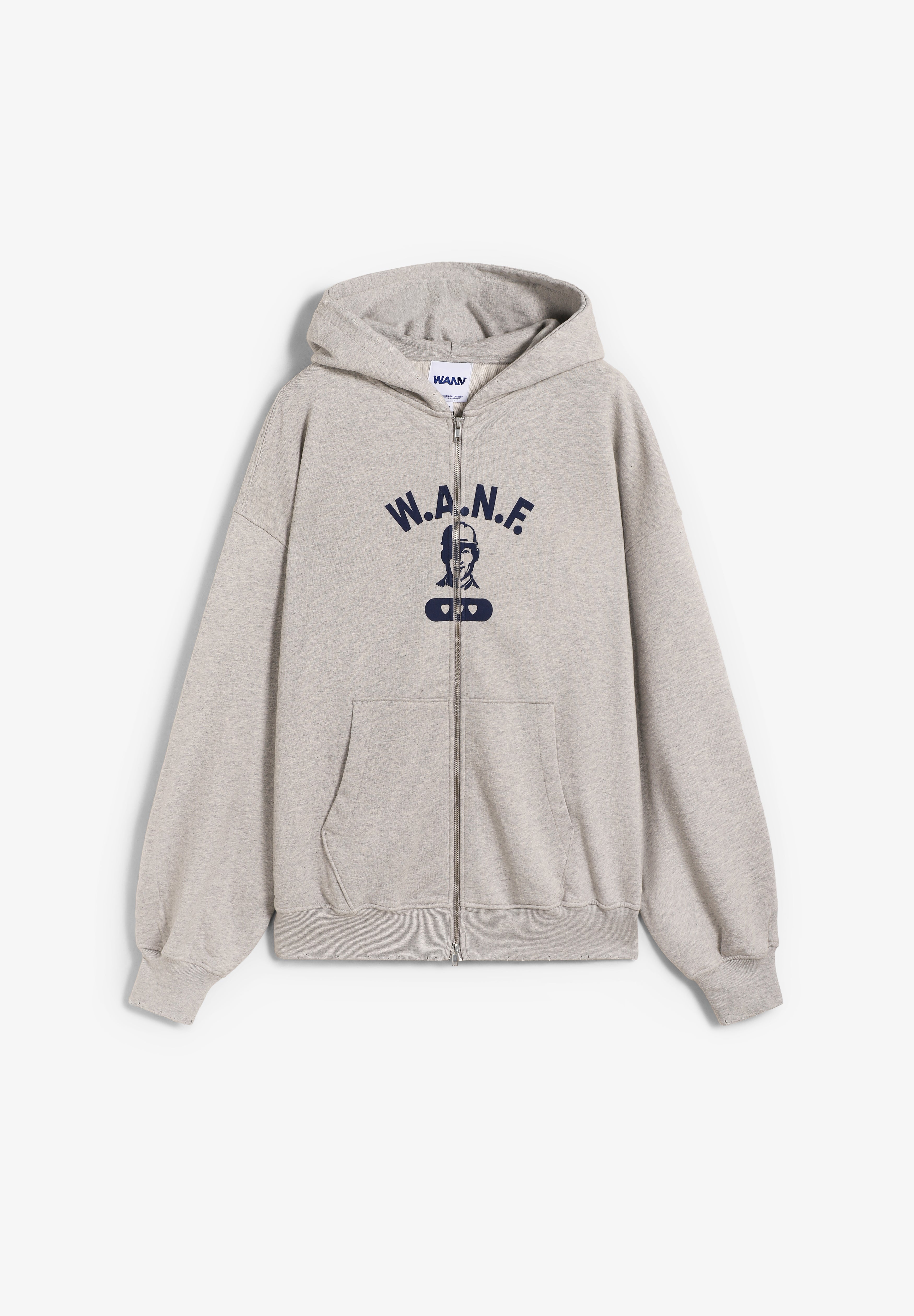 WE ARE NOT FRIENDS | SUDADERA BOXY COLLEGE