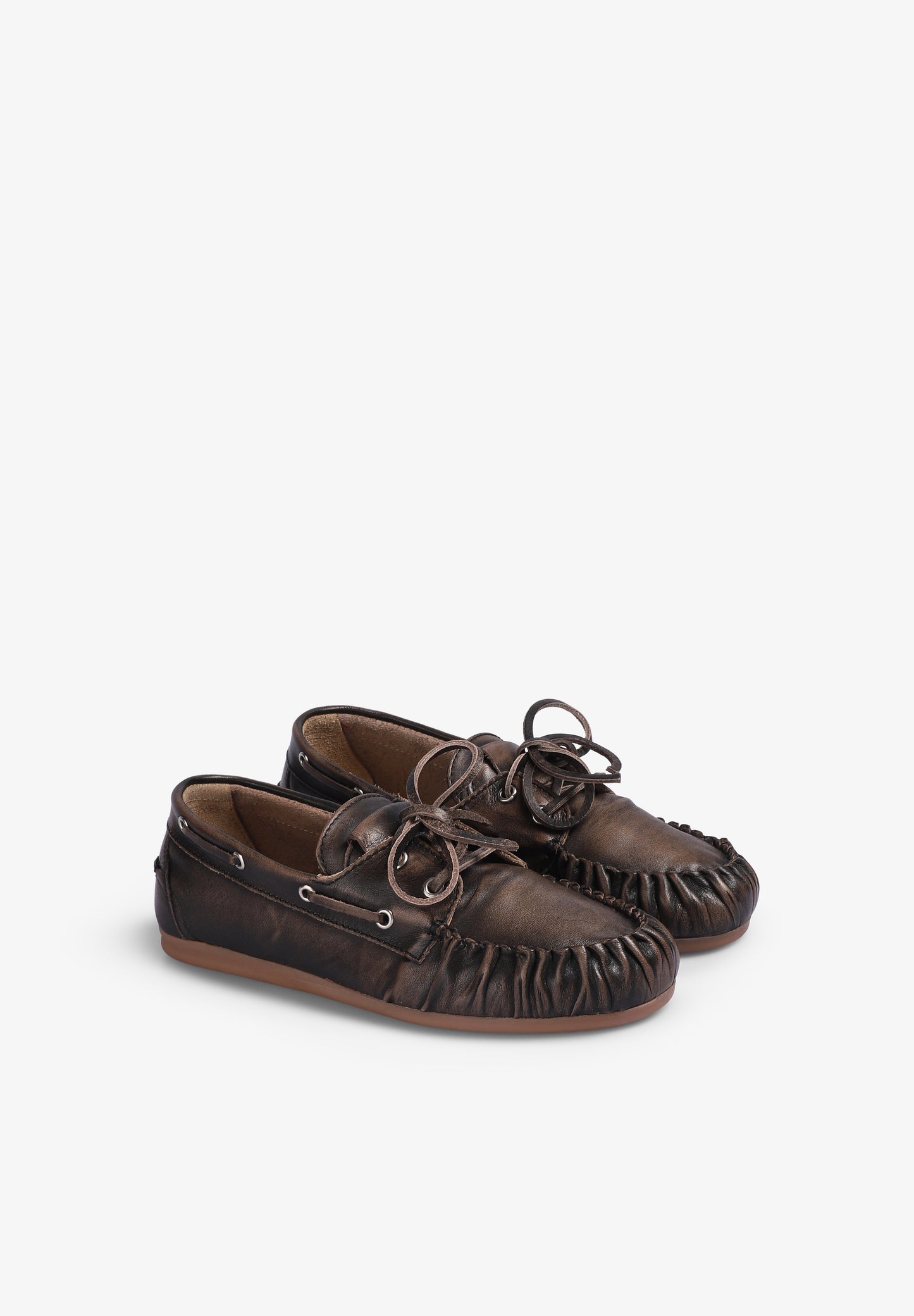 ALOHAS | MOCASINES DE CUERO CEPILLADO ROWAN