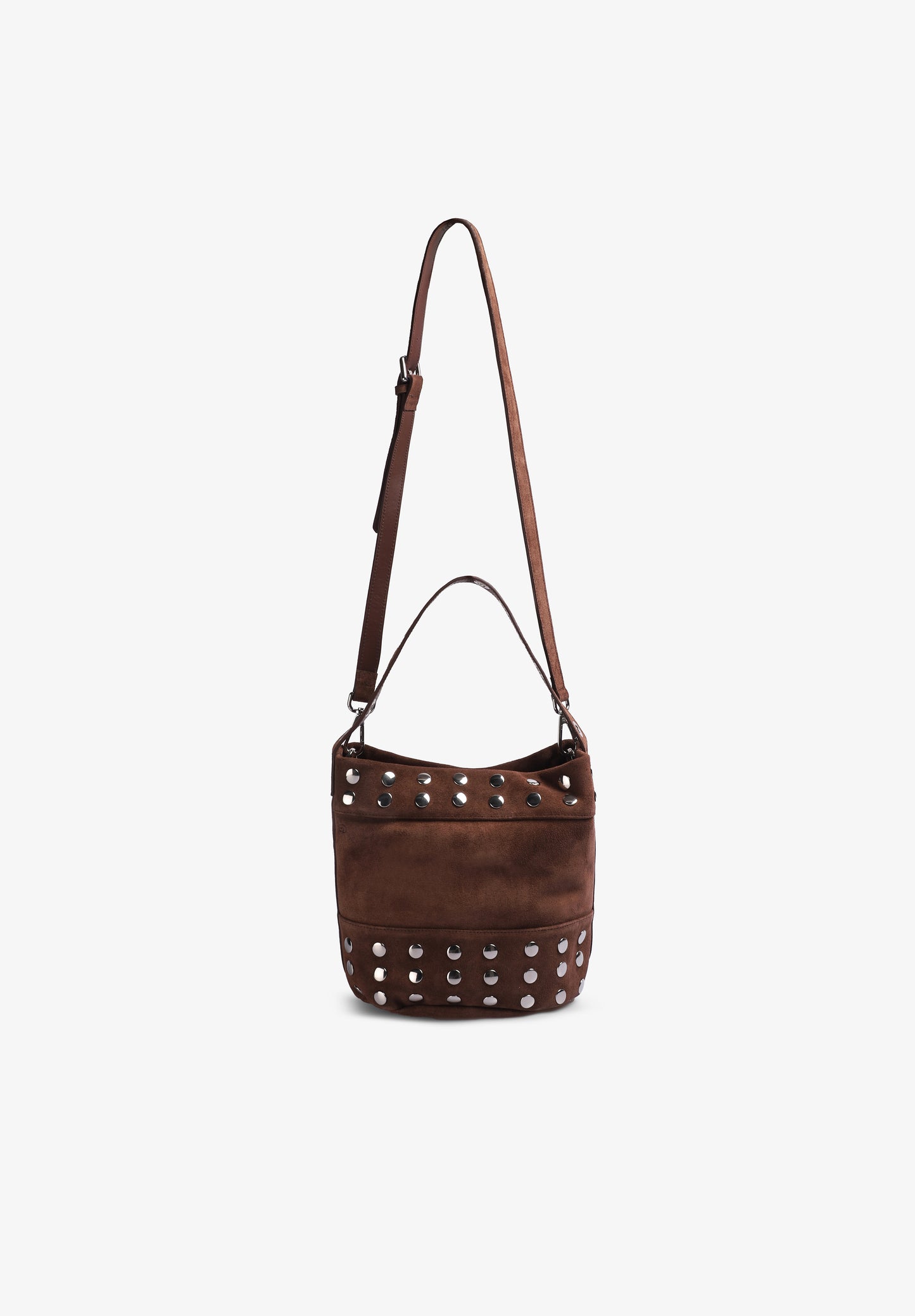 MICUIR | BOLSO BUCKET MINI SERRAJE TACHAS
