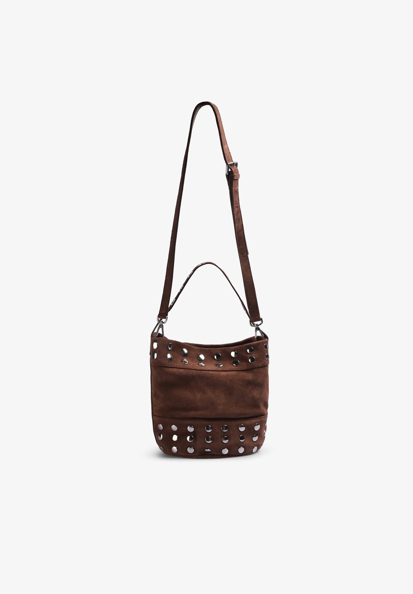 MICUIR | BOLSO BUCKET MINI SERRAJE TACHAS