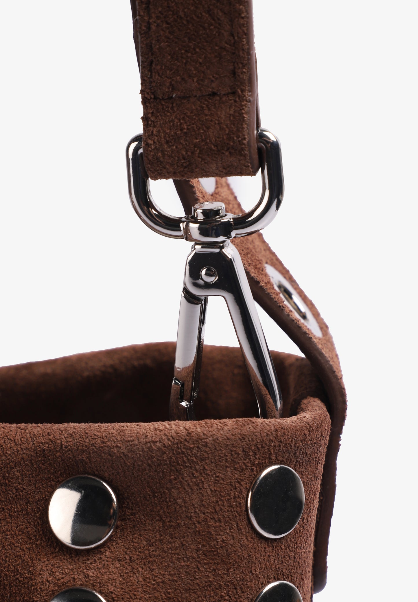 MICUIR | BOLSO BUCKET MINI SERRAJE TACHAS