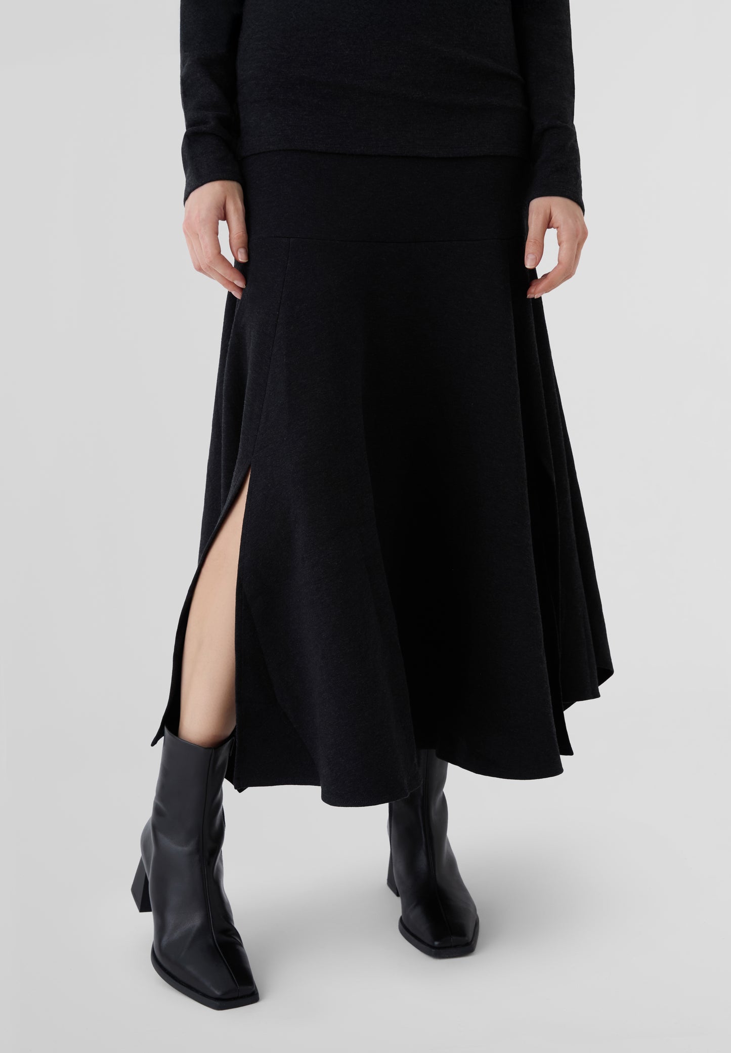 .BLACKTOGREY | FALDA TORCE