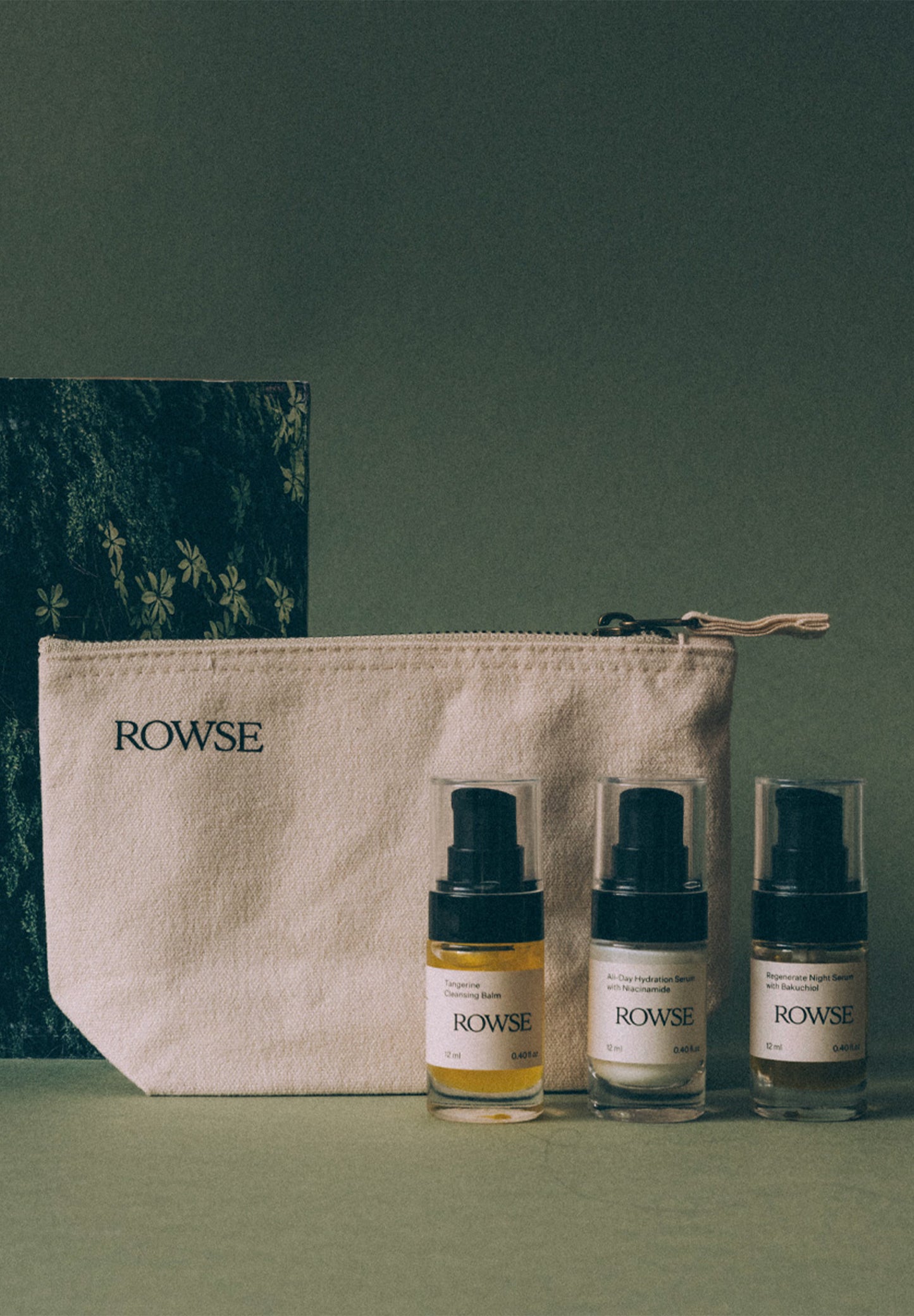 ROWSE | STARTER KIT (LIMPIADOR, HIDRATANTE Y SÉRUM ) 12ML