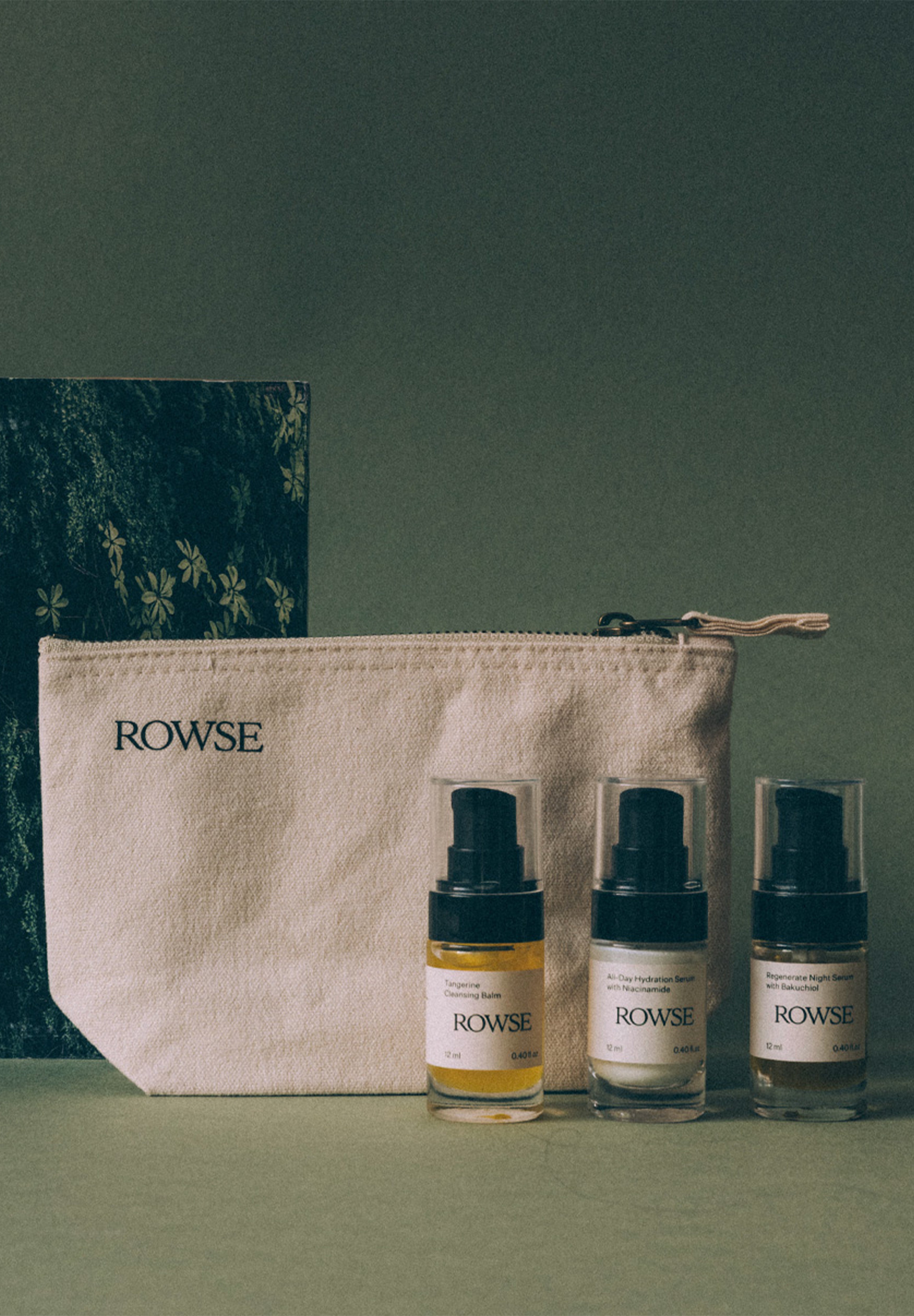 ROWSE | STARTER KIT (LIMPIADOR, HIDRATANTE Y SÉRUM ) 12ML