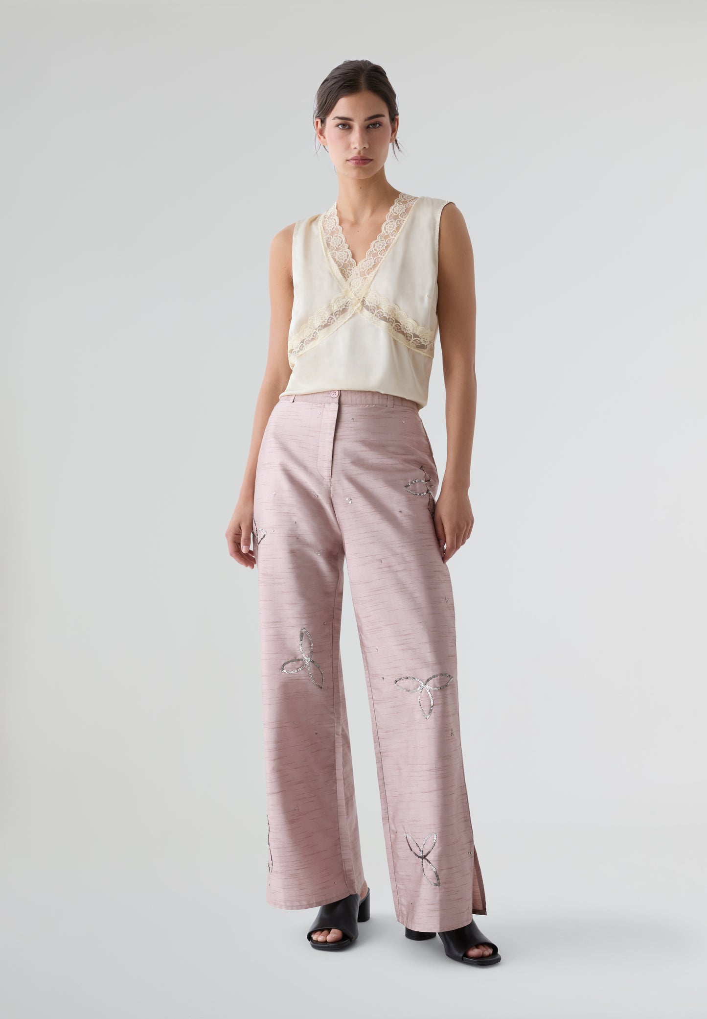 LAAGAM | PANTALONES AMELIE TEXTURED