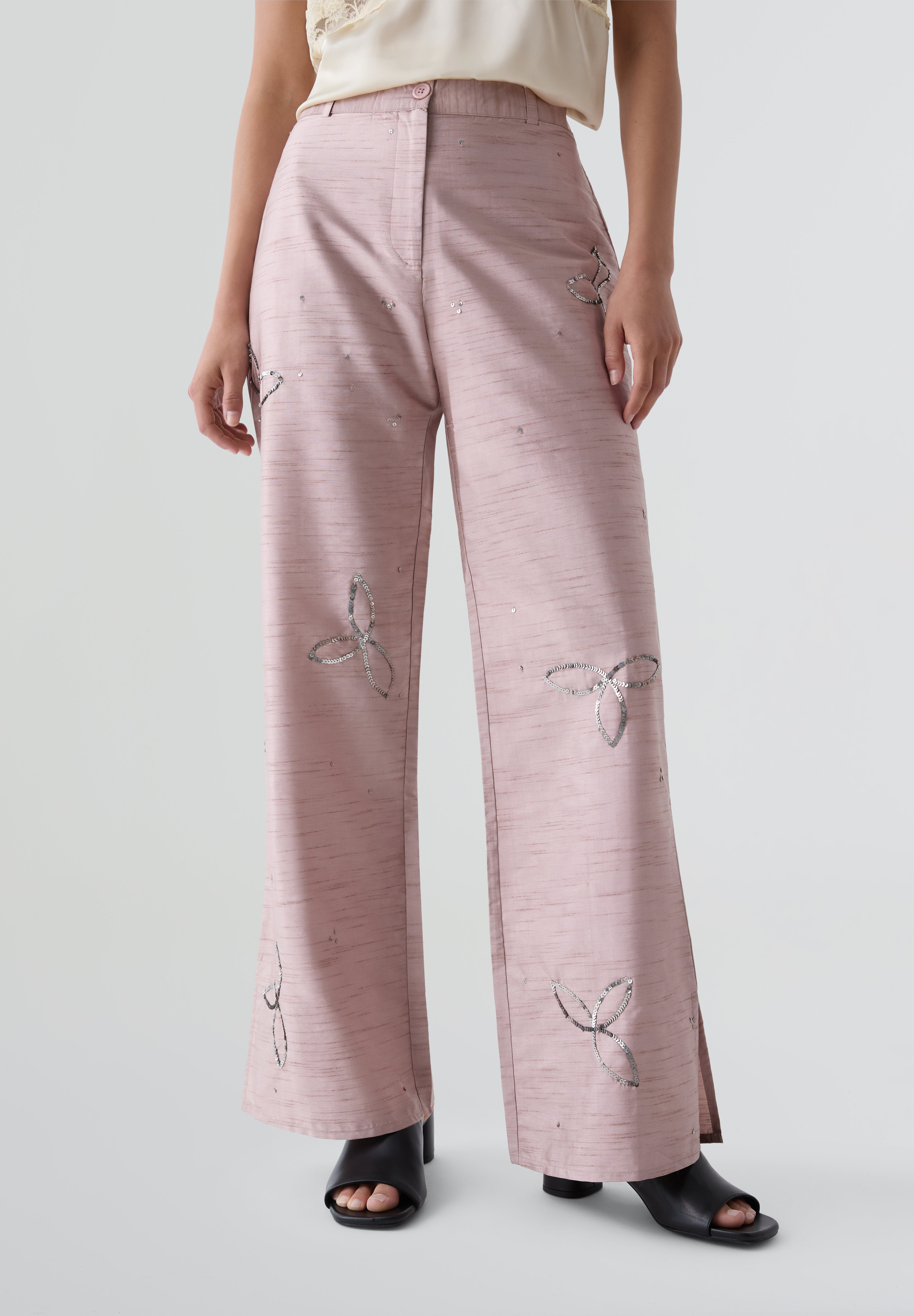 LAAGAM | PANTALONES AMELIE TEXTURED