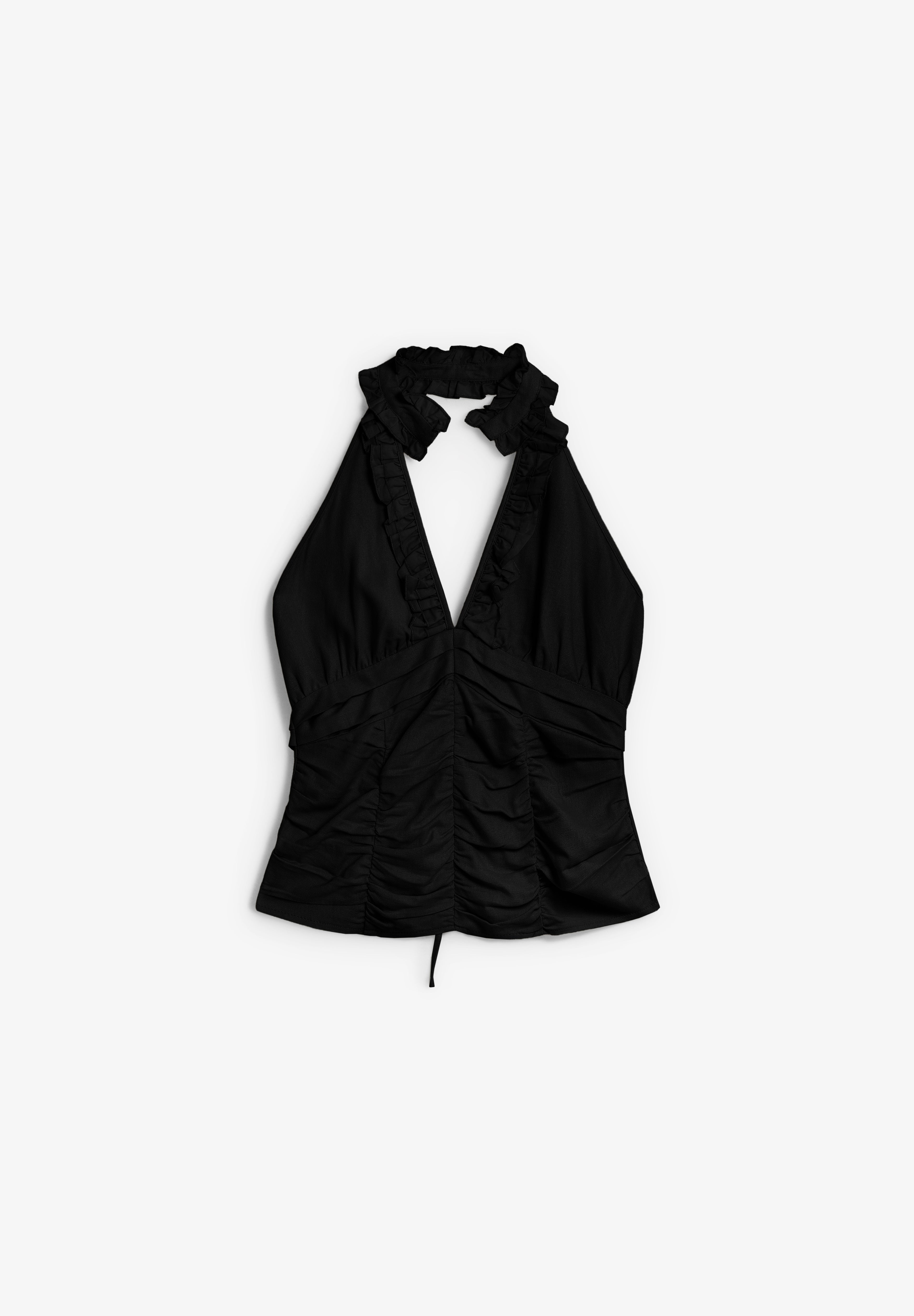 LAAGAM | TOP LINO DORA RUCHED
