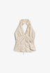 LAAGAM | TOP LINO DORA RUCHED