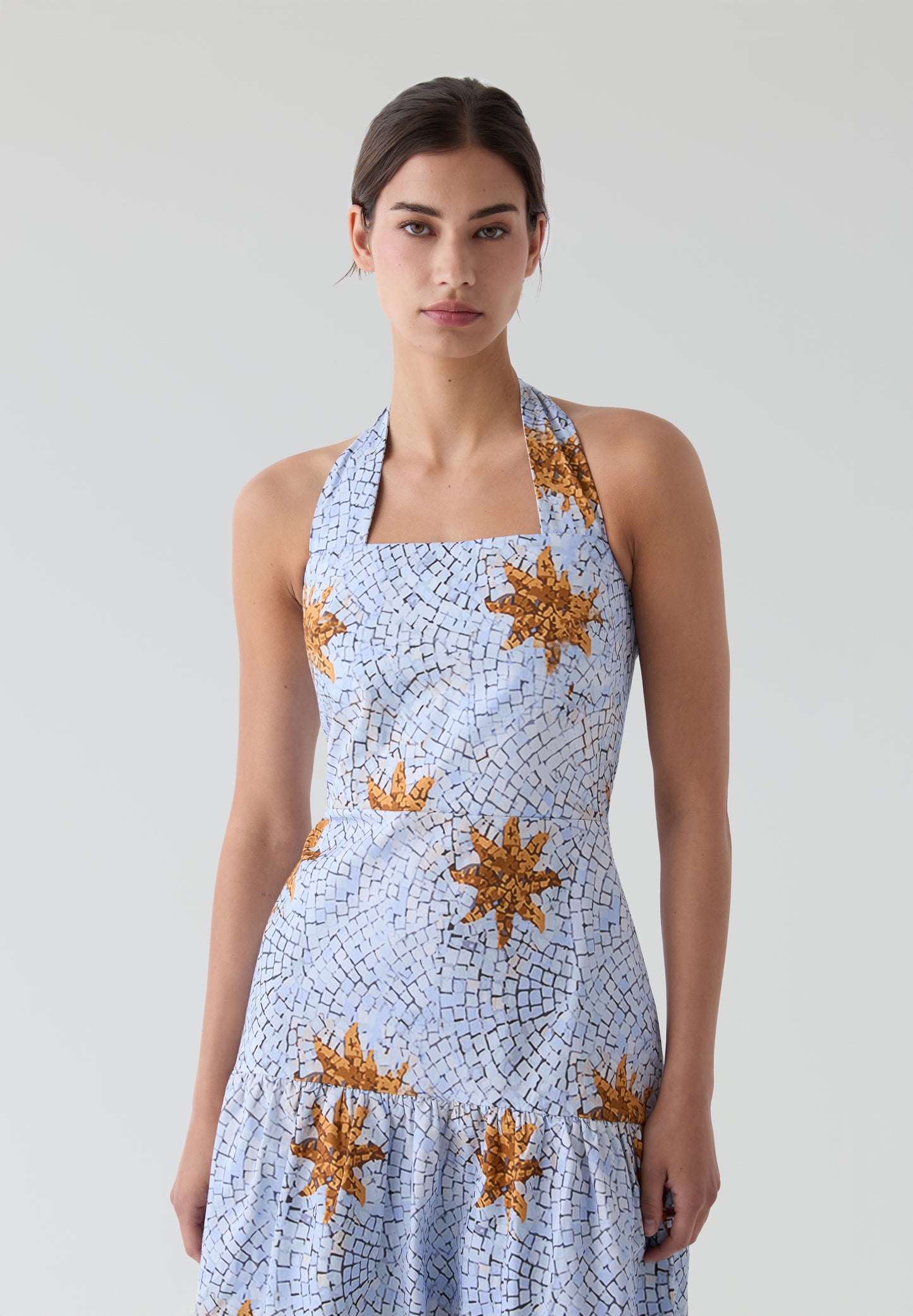 LAAGAM | VESTIDO MIDI CAELI BLUE