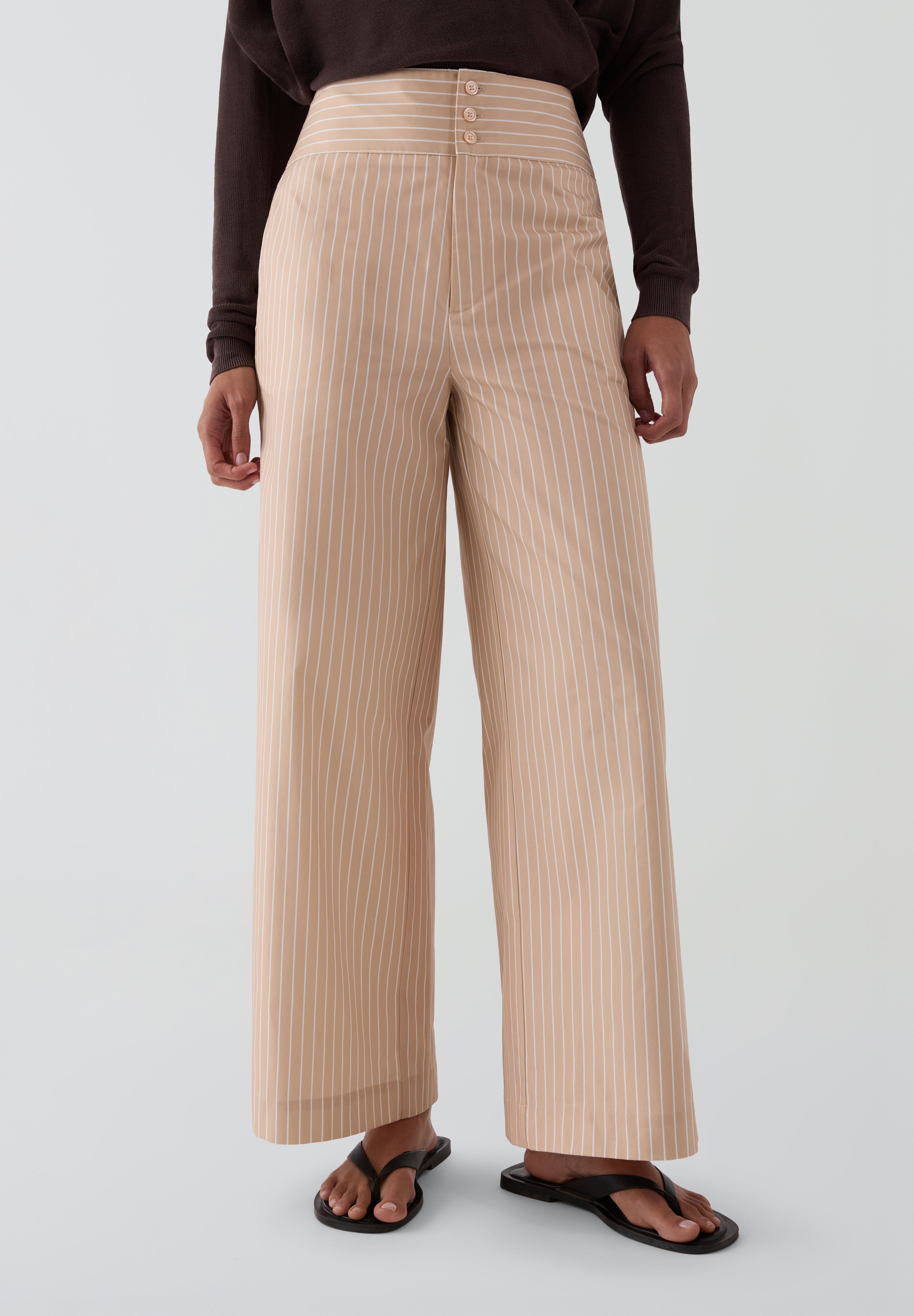 THE TINY BIG SISTER | PANTALÓN THIN STRIPES TWILL