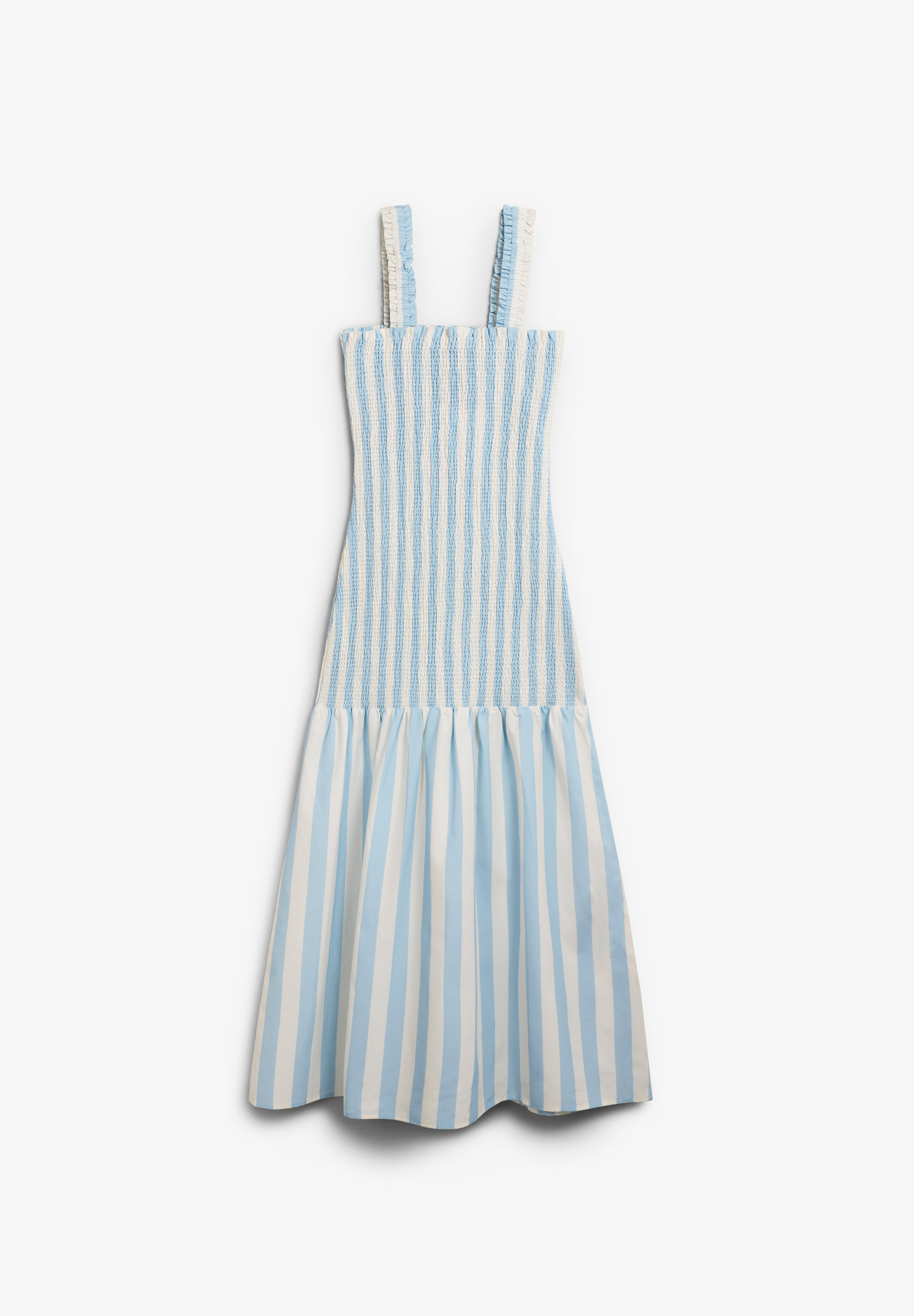 THE TINY BIG SISTER | VESTIDO WIDE STRIPES ELASTICATED