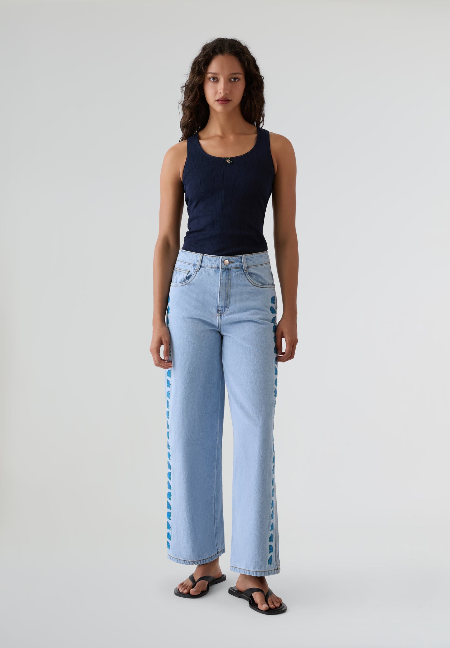 THE TINY BIG SISTER | PANTALÓN DENIM BERTA ROSES