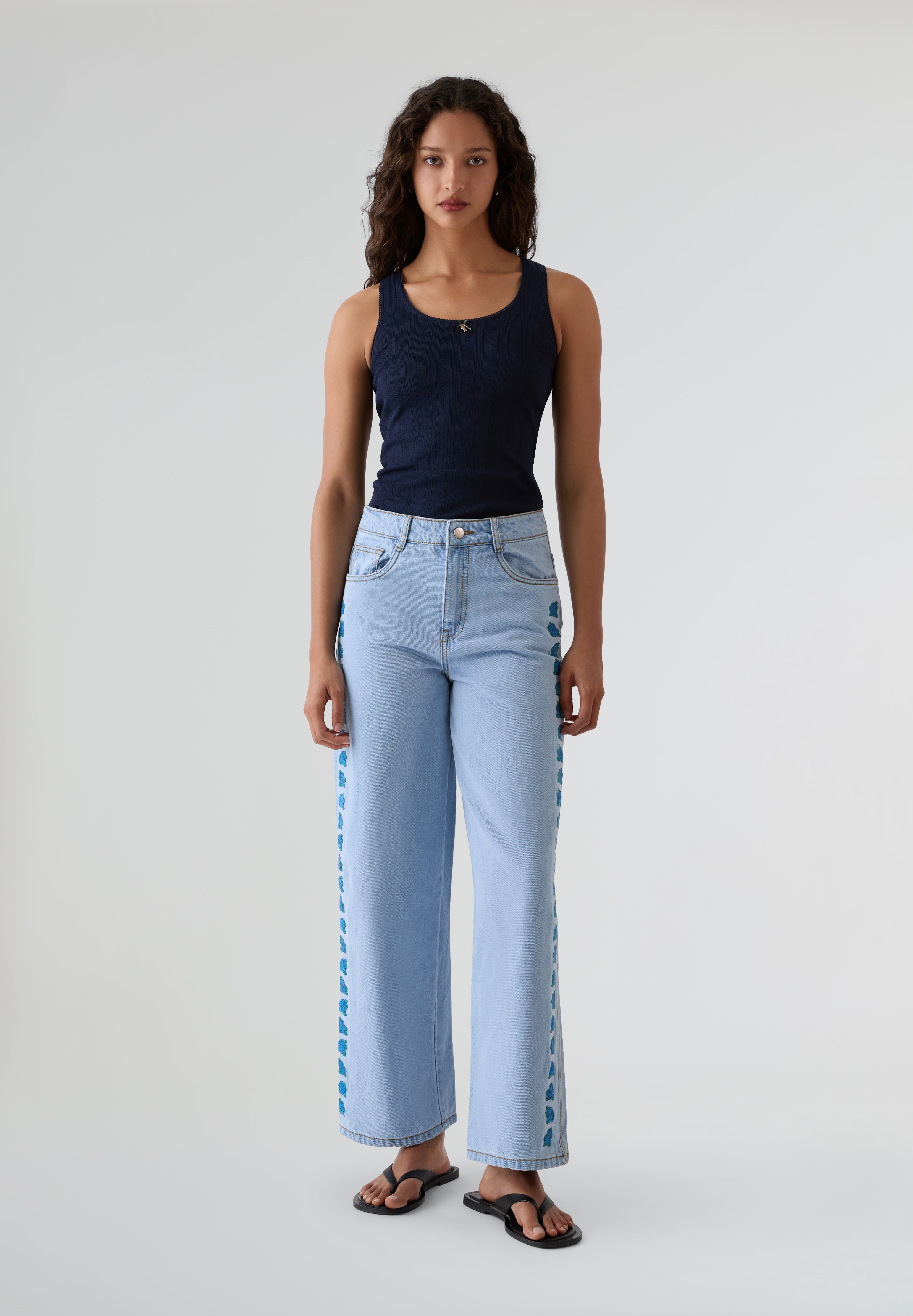 THE TINY BIG SISTER | PANTALÓN DENIM BERTA ROSES
