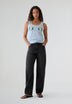 THE TINY BIG SISTER | TOP FLOWERS KNITTED