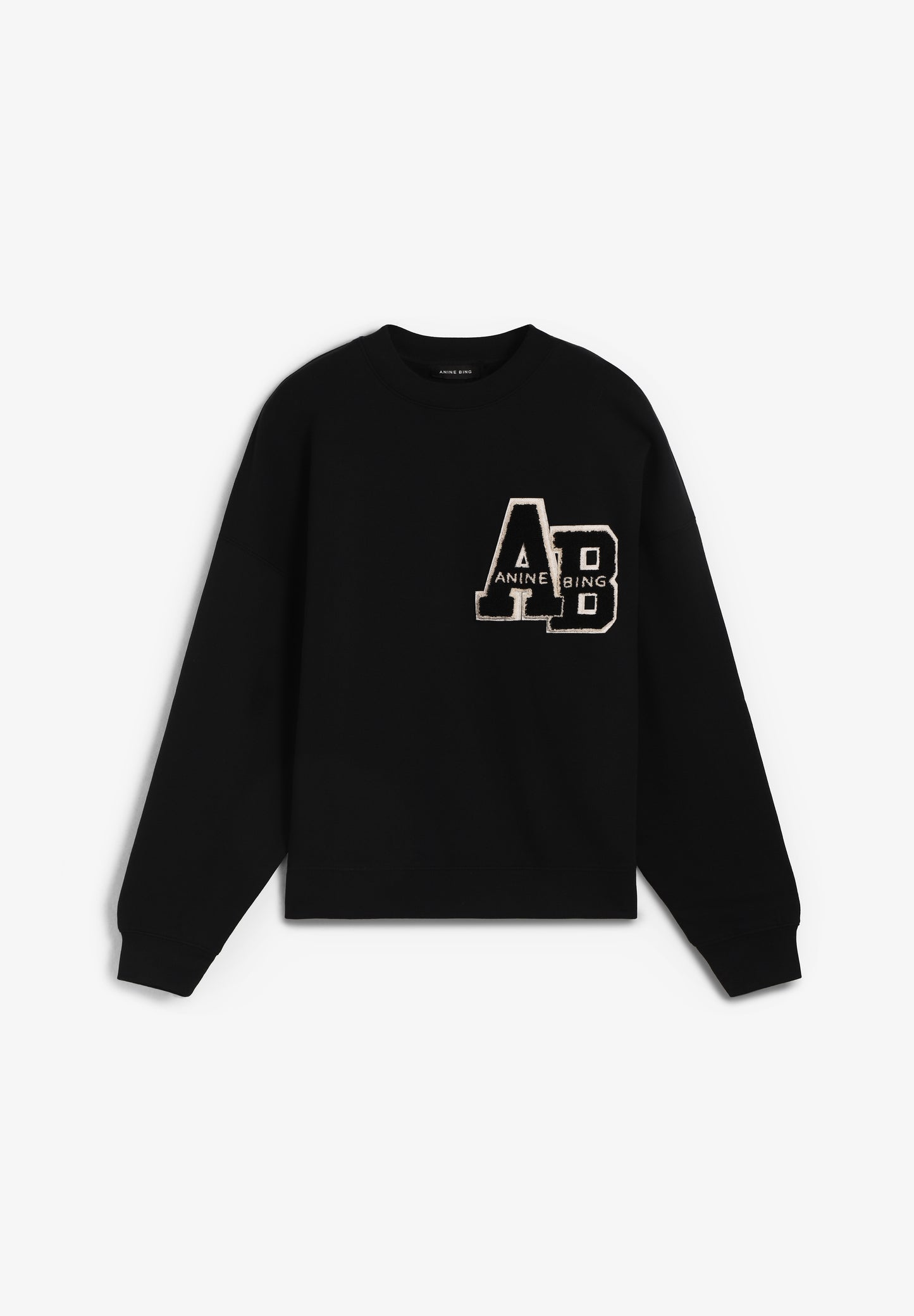 ANINE BING | SUDADERA MILES OVERSIZED LETTERMAN