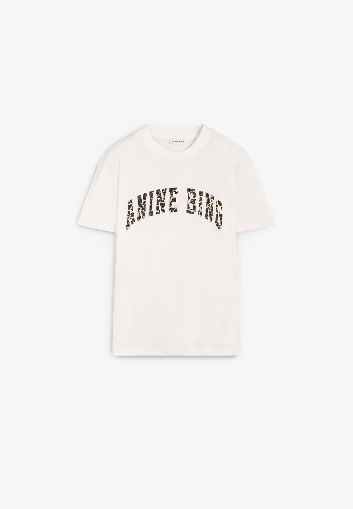 ANINE BING | CAMISETA WALKER LEOPARD